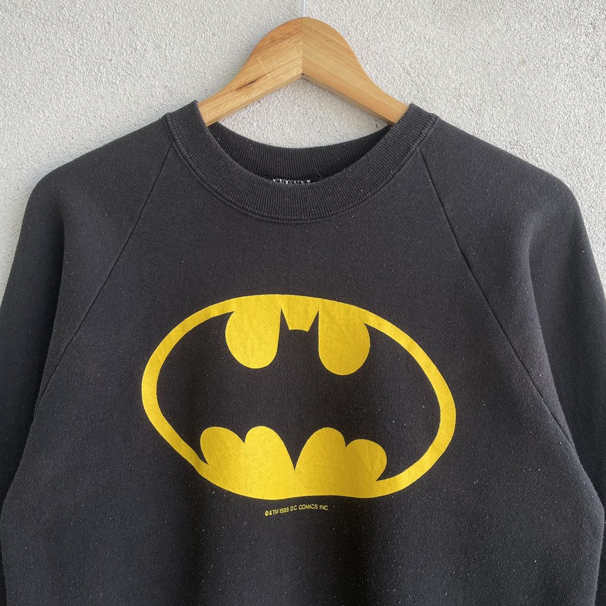 DC Comics × Marvel Comics Vintage 1988 Batman Logo Sweatshirt Size US L / EU 52-54 / 3 - 2 Thumbnail
