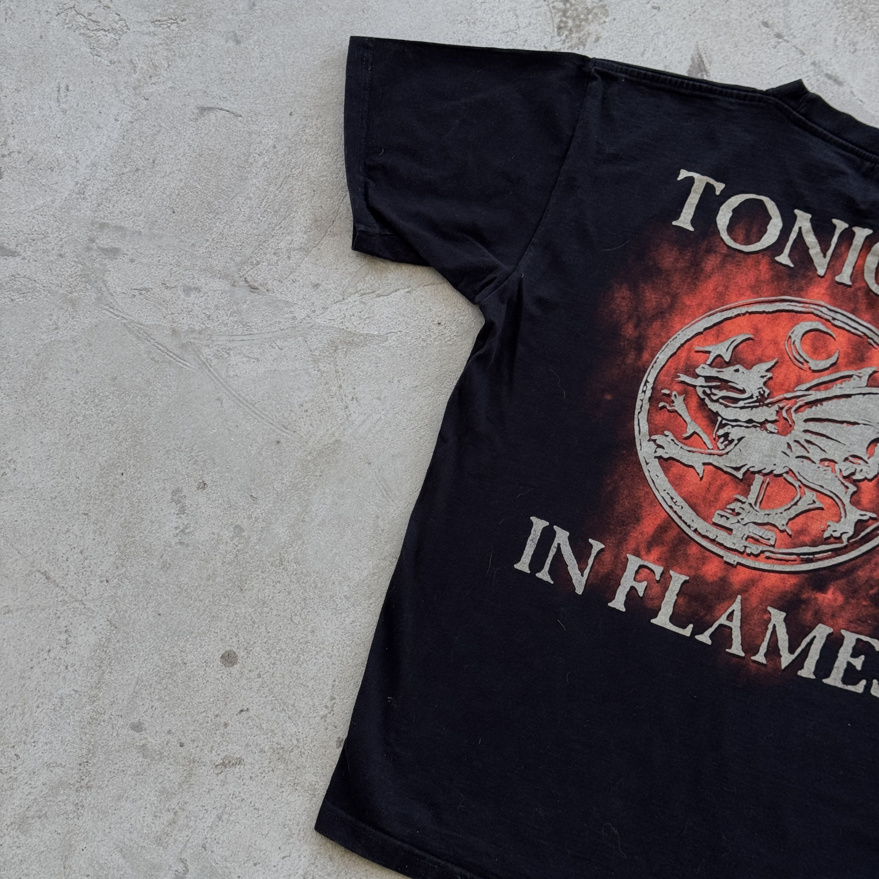 Band Tees Vintage Cradle Of Filth Tonight In Flames Metal Tee Size M Size US M / EU 48-50 / 2 - 7 Thumbnail