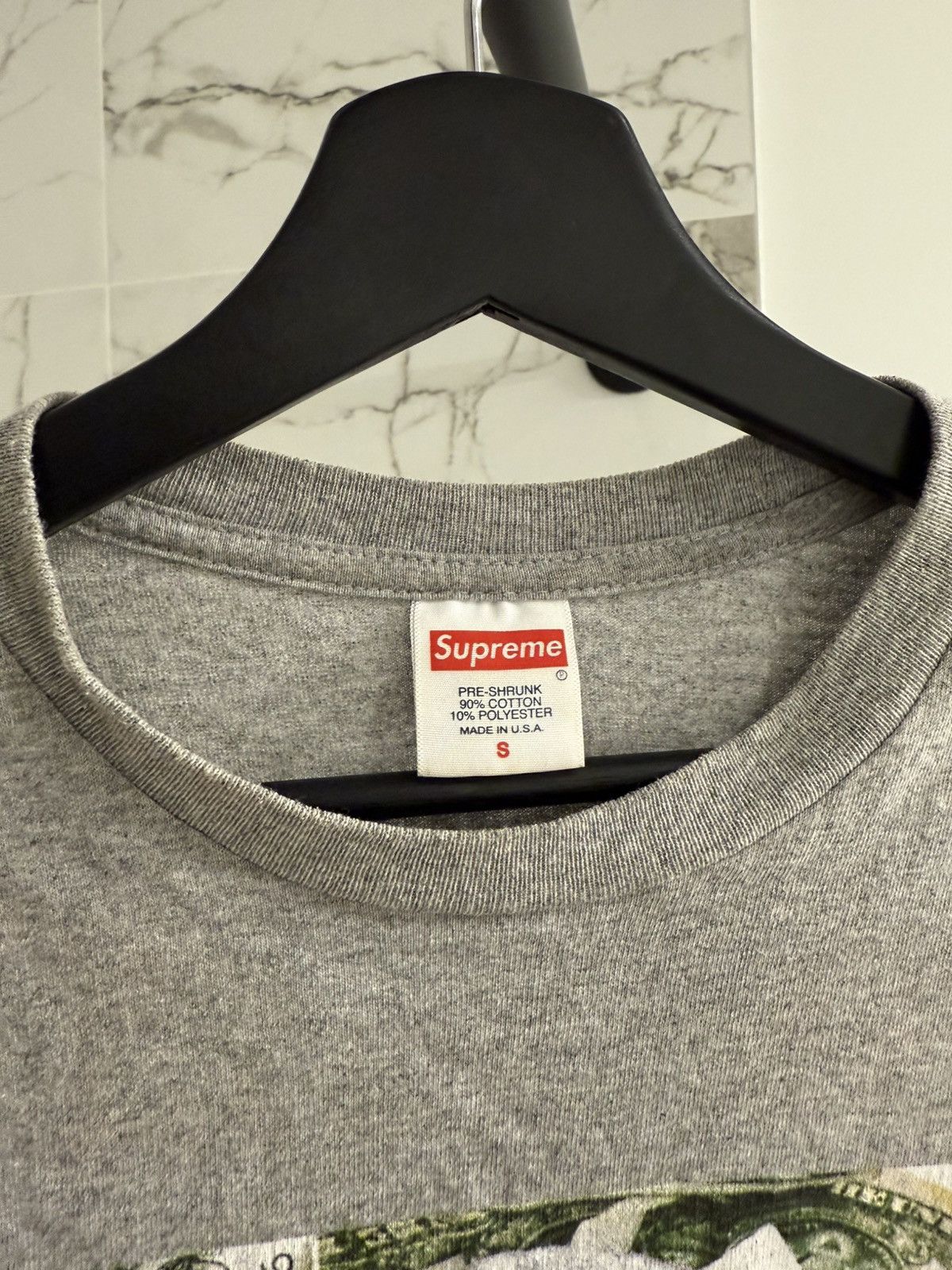 Supreme SUPREME® BLING TEE HEATHER GREY (SS20) SIZE S! 💸 Size US S / EU 44-46 / 1 - 4 Thumbnail