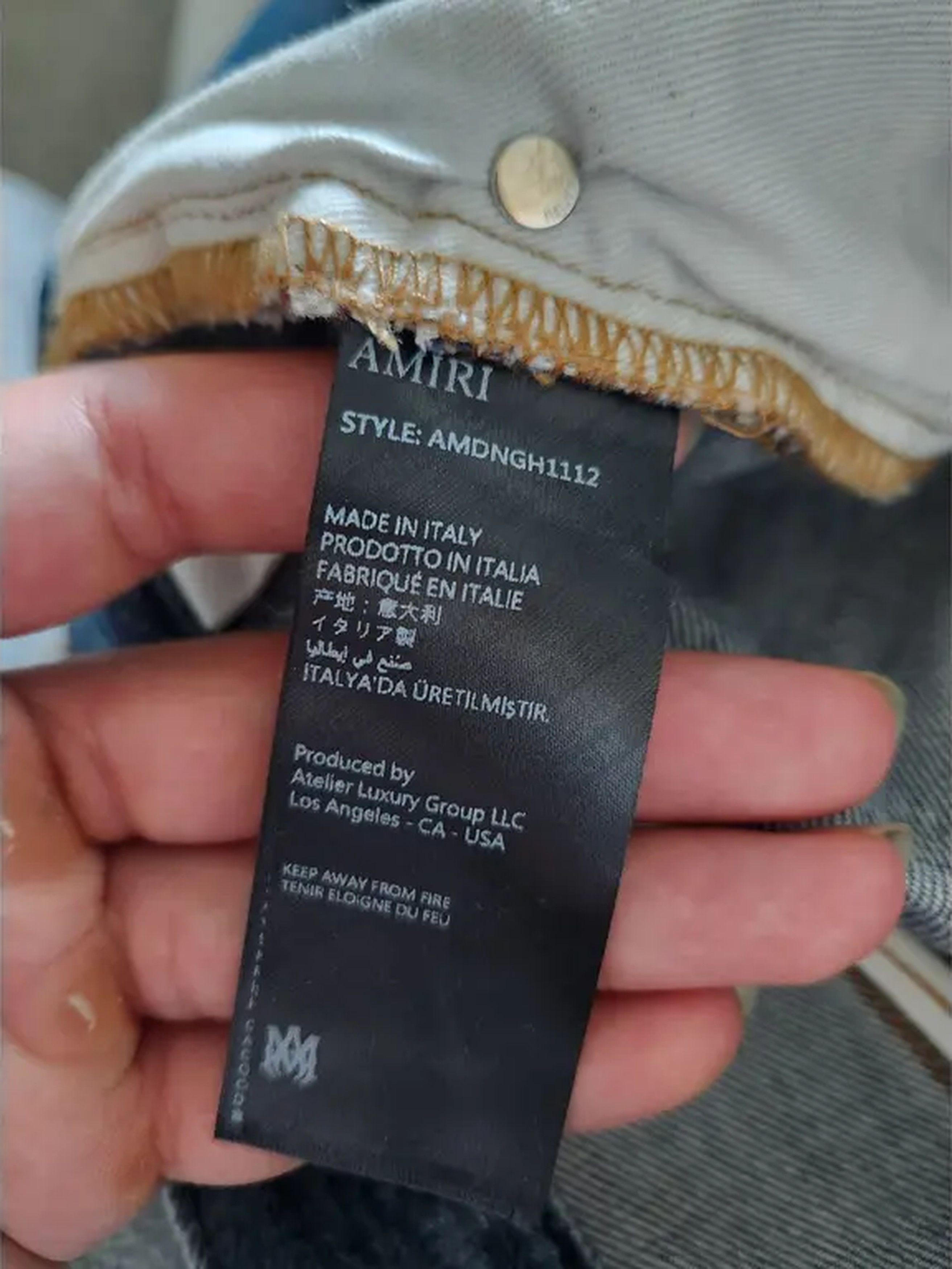 Amiri Amiri Straight Jeans Size US 34 / EU 50 - 8 Thumbnail