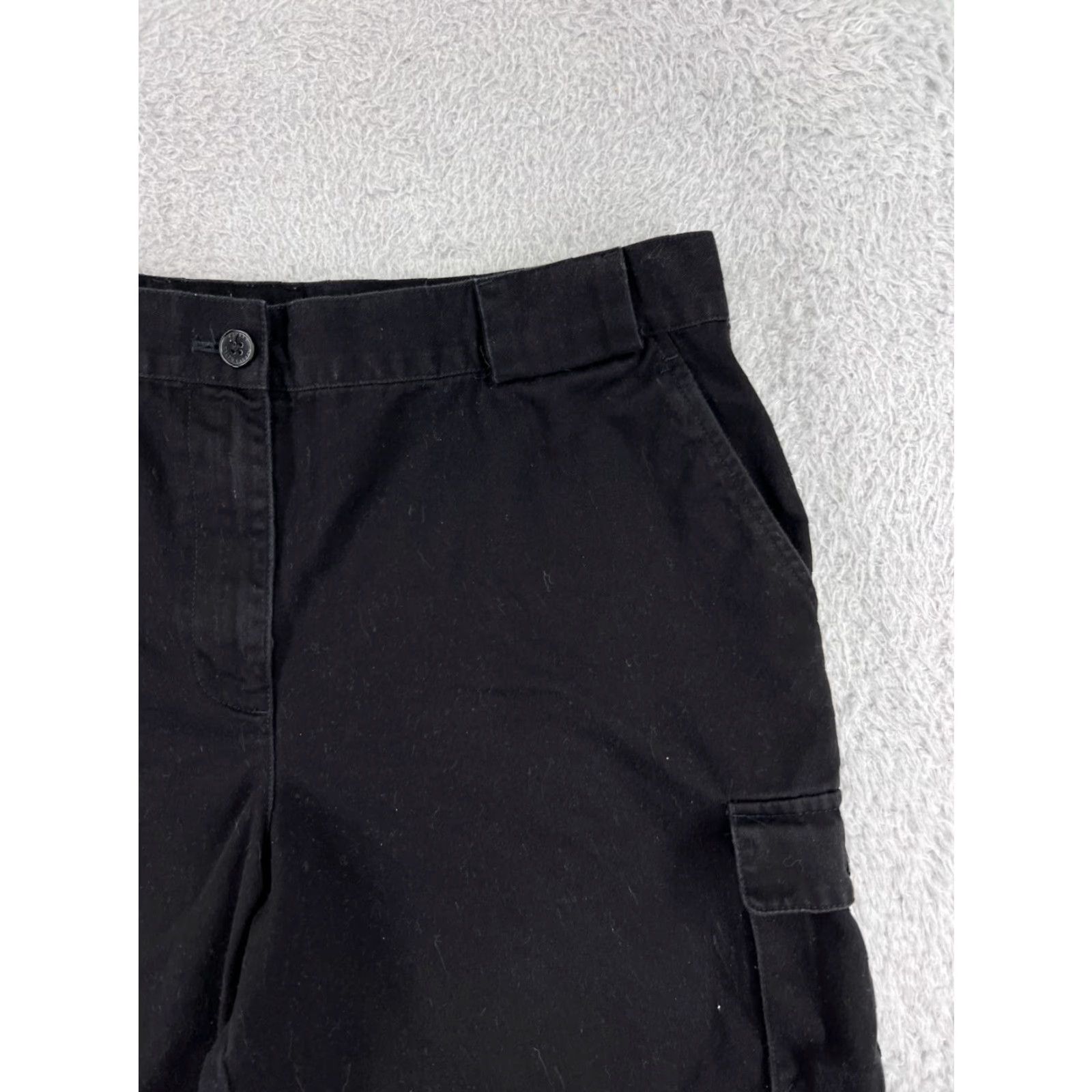 Ralph Lauren Lauren Ralph Lauren Shorts Women 14 Black Golf Twill Pockets 5-Pocket Design Chino Regular Cotton Blend 8 in Inseam Vintage No Size 36" / US 14 / IT 50 - 5 Thumbnail