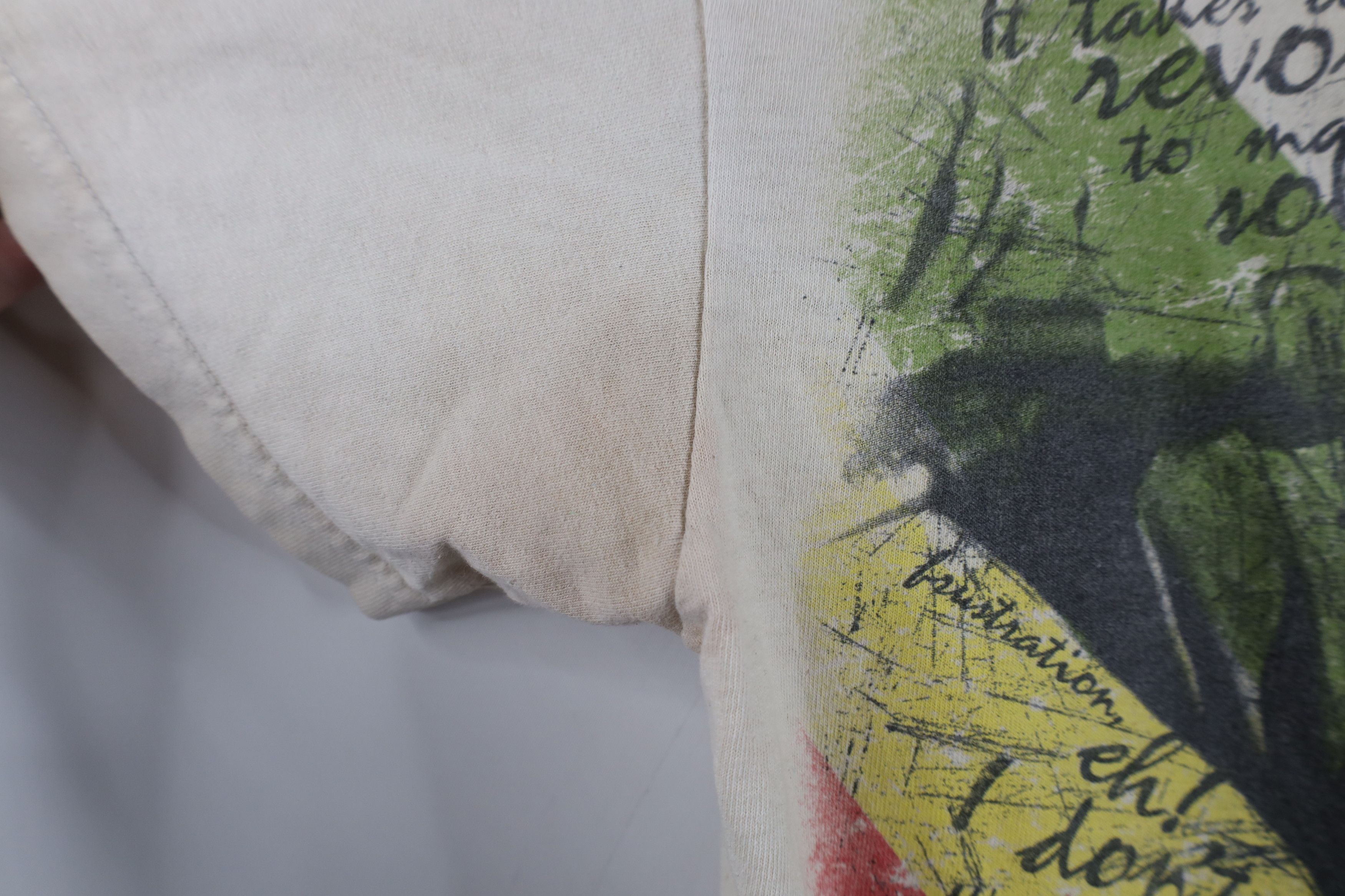 Vintage Vintage Y2K Streetwear Marley Revolution Band T-Shirt Beige Size S / US 4 / IT 40 - 5 Thumbnail