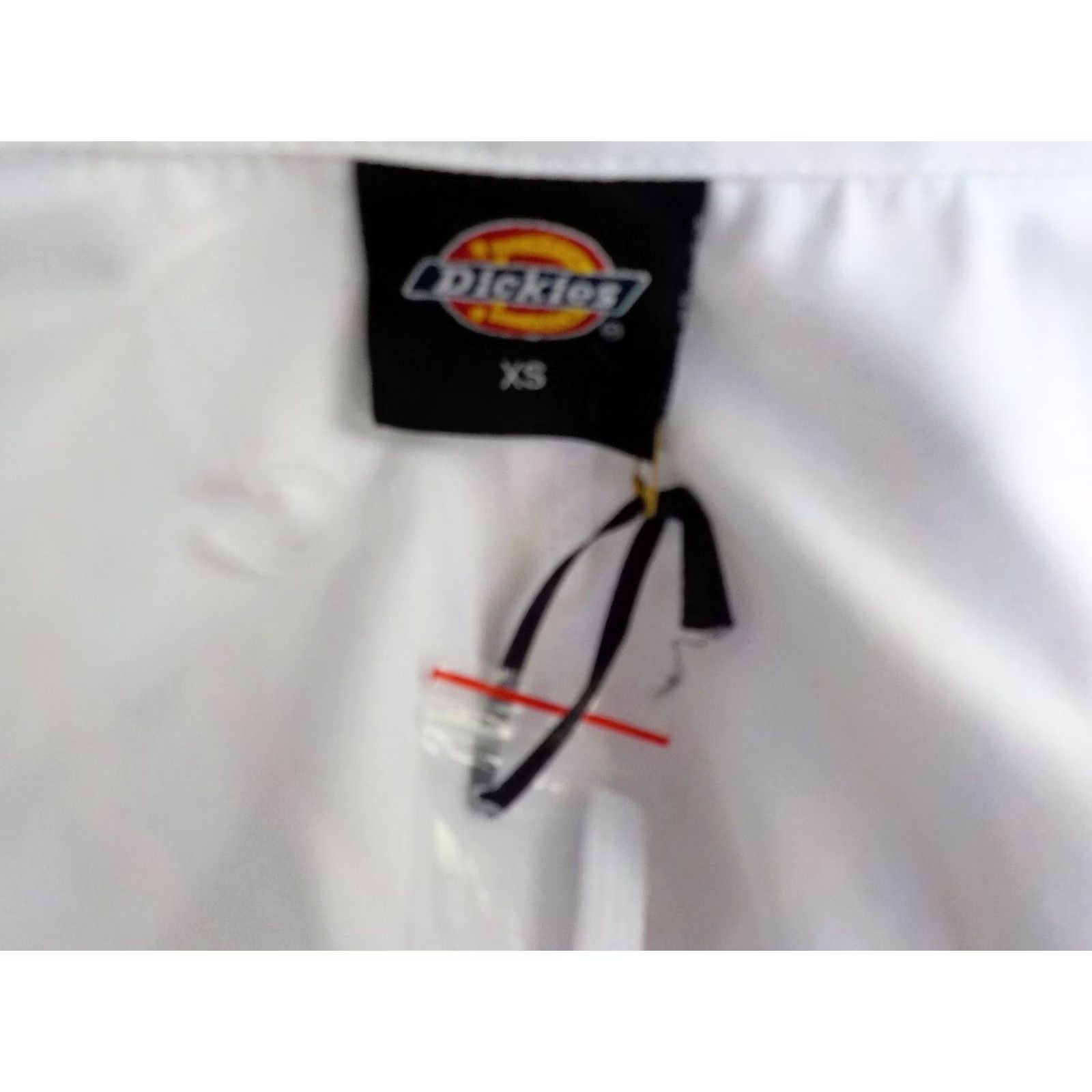 Dickies VINTAGE Dickies White Chefs Jacket Knotted Button XS NWOT Women's Shirt XS White Knotted Buttons Pocketed Work 65% Polyester 35% Cotton Size XS / US 0-2 / IT 36-38 - 6 Thumbnail