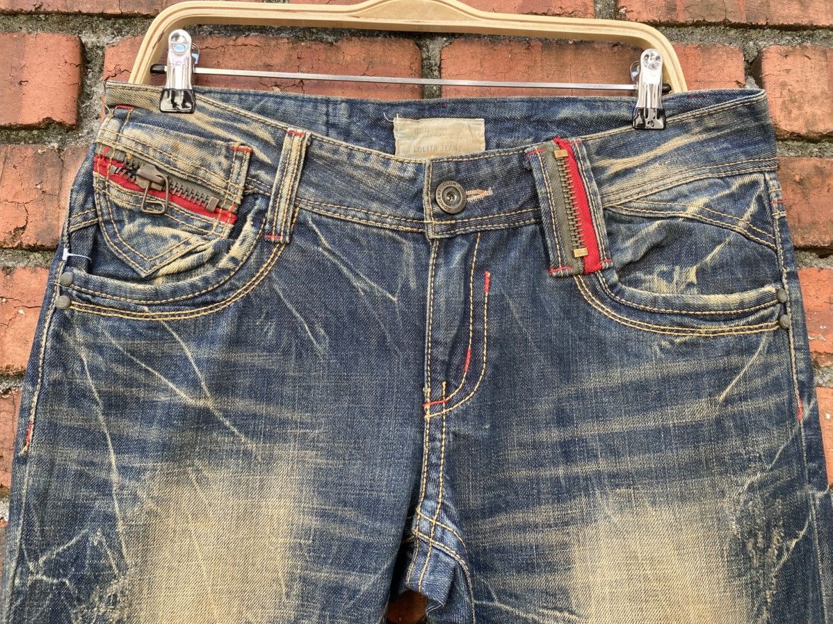 Tornado Mart W35x30 Lolita jeans flare denime Size 35" - 5 Thumbnail