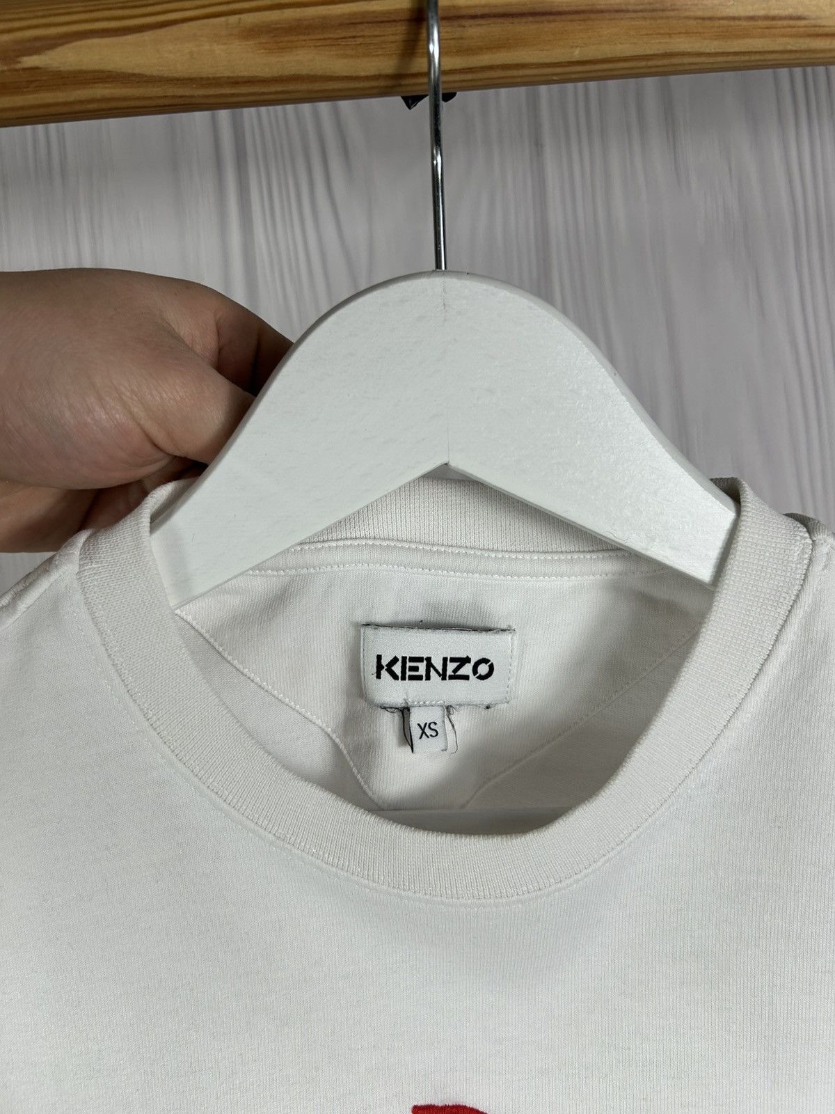 Kenzo KENZO Hommage Big Logo White T-Shirt Size XS Size US XS / EU 42 / 0 - 6 Thumbnail