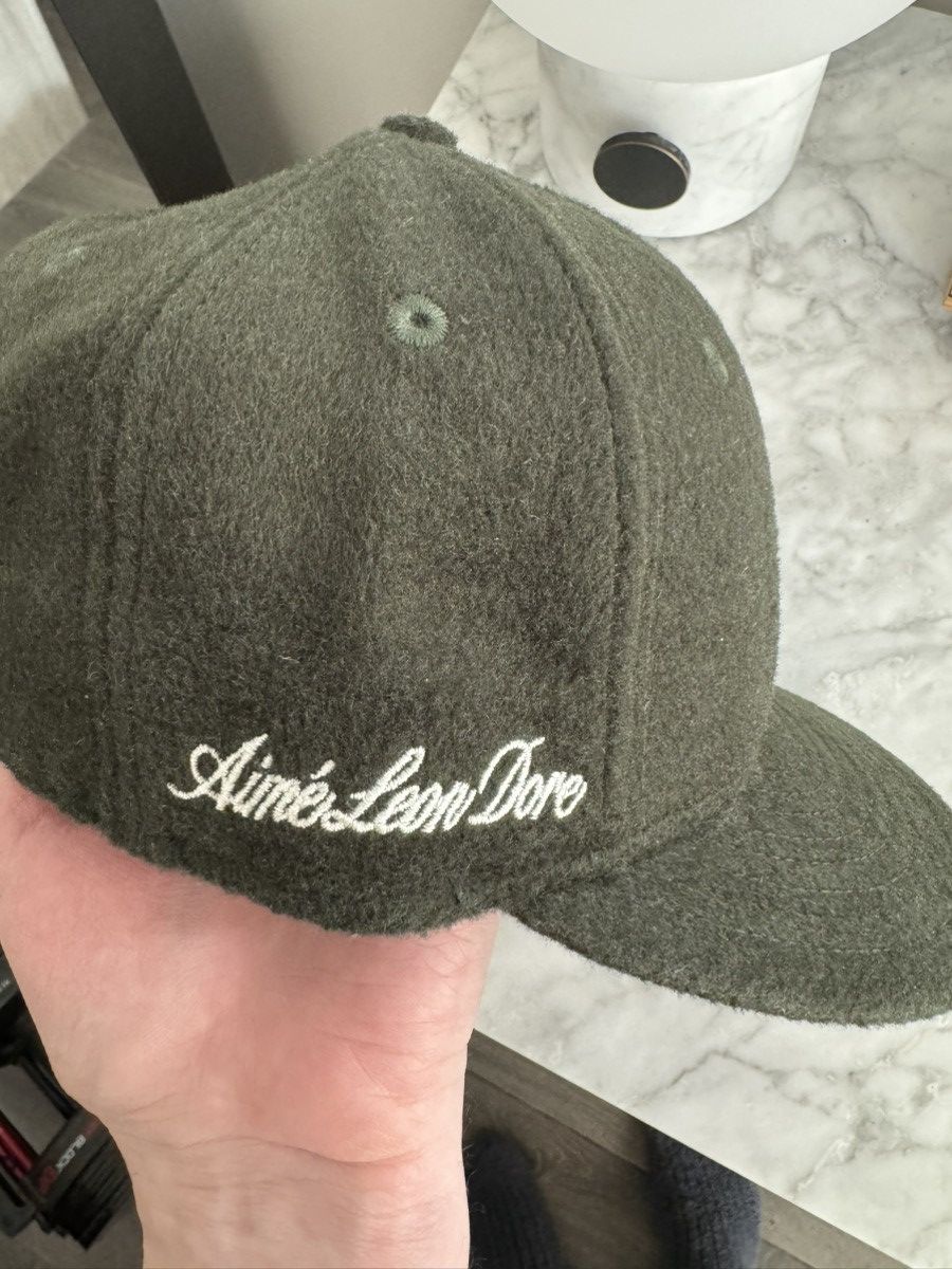 Aime Leon Dore × New Era Aime Leon Dore Moleskin Green Yankees Hat - 7 1/4 Size ONE SIZE - 2 Thumbnail