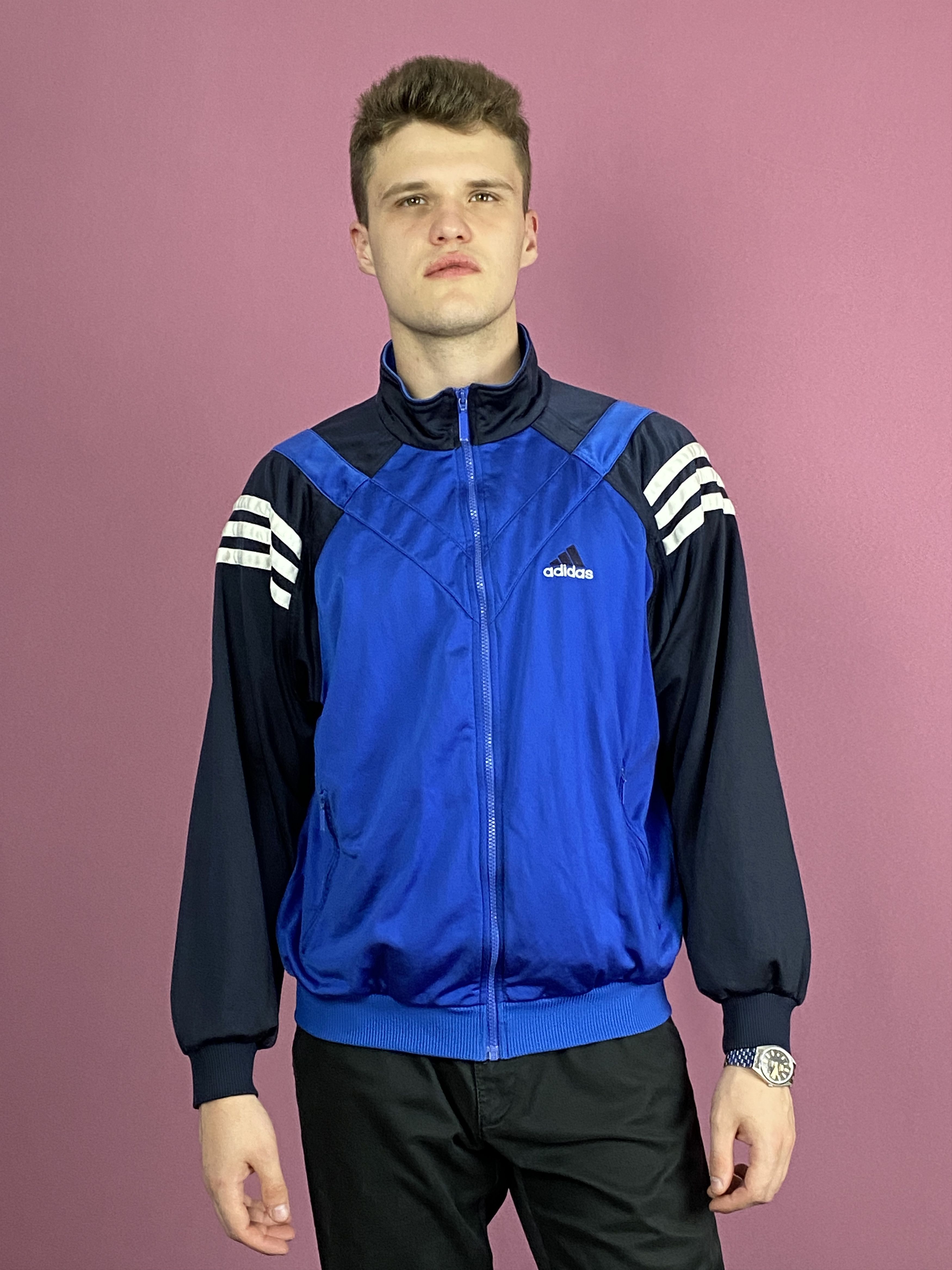 Adidas × Vintage Adidas Vintage Men's Track Jacket - M Size US M / EU 48-50 / 2 - 1 Thumbnail