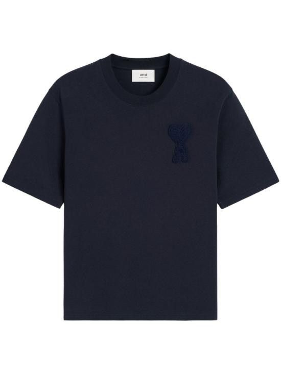 AMI AMI Men T-Shirts HTS055 7264011 Blue Size US M / EU 48-50 / 2 - 1 Thumbnail