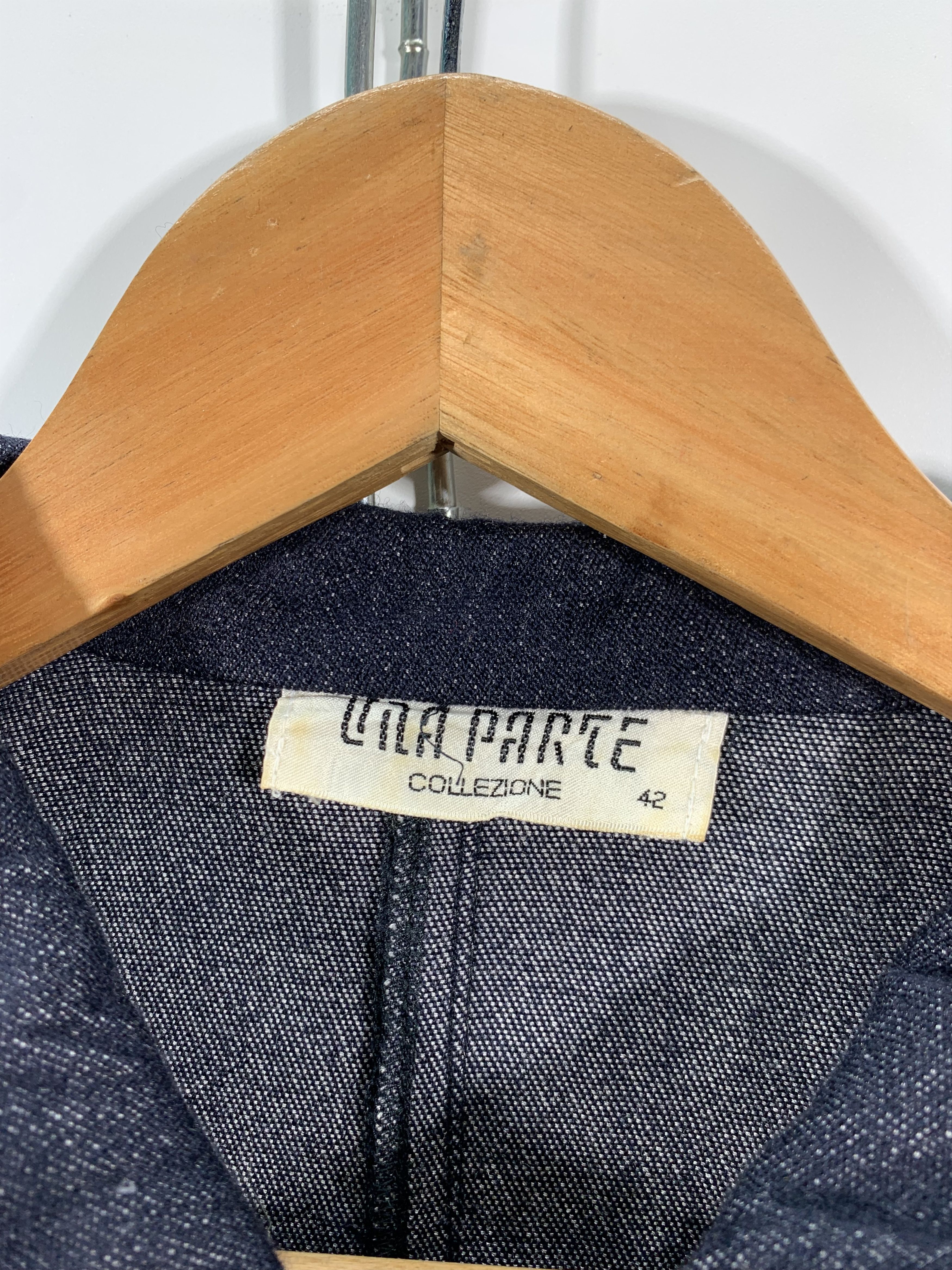 Japanese Brand × Vintage Vintage soft denim jacket stretch Size US S / EU 44-46 / 1 - 7 Thumbnail
