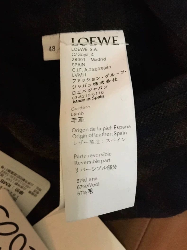Loewe Loewe Leather coat / double-faced jacket Size US L / EU 52-54 / 3 - 5 Thumbnail