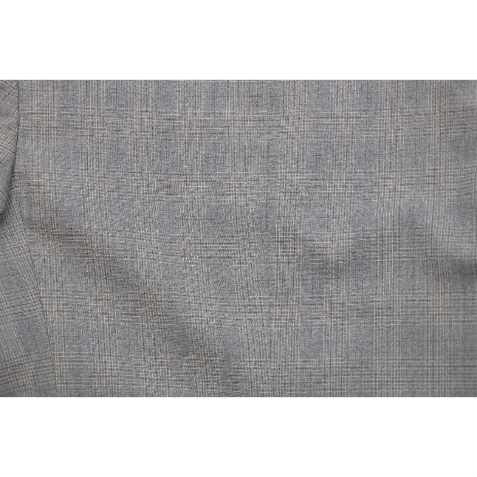 Vintage Vintage 70s Streetwear 2 Piece Wool Suit Plaid Size 42L - 13 Thumbnail