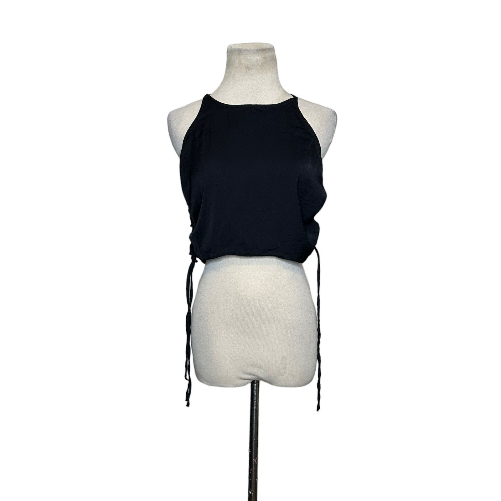 Zara Zara crop tank top with ribbed adjustable sides size Small Size S / US 4 / IT 40 - 1 Thumbnail