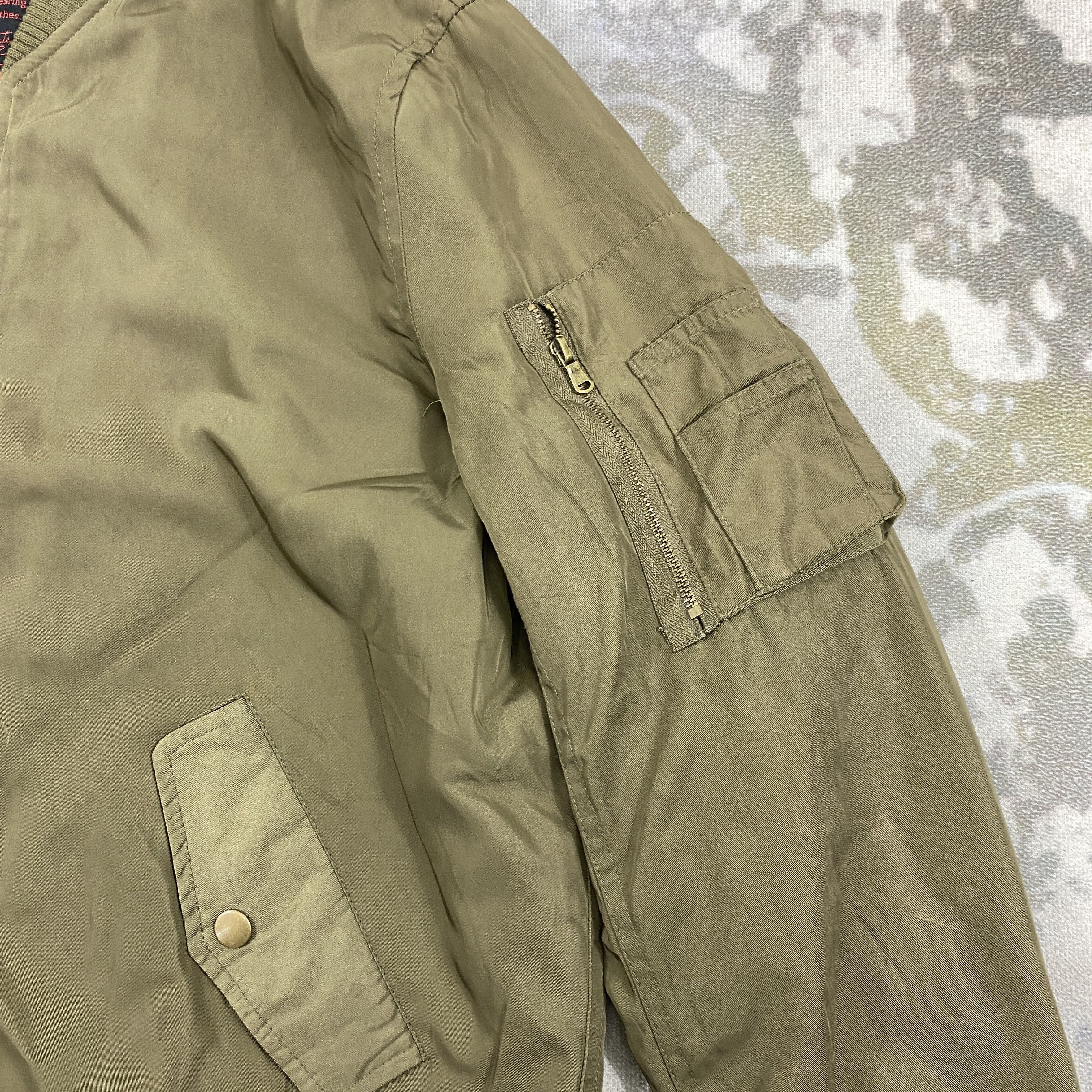 Japanese Brand Vintage Private Pause Bomber Jacket -J158 Size US M / EU 48-50 / 2 - 6 Thumbnail