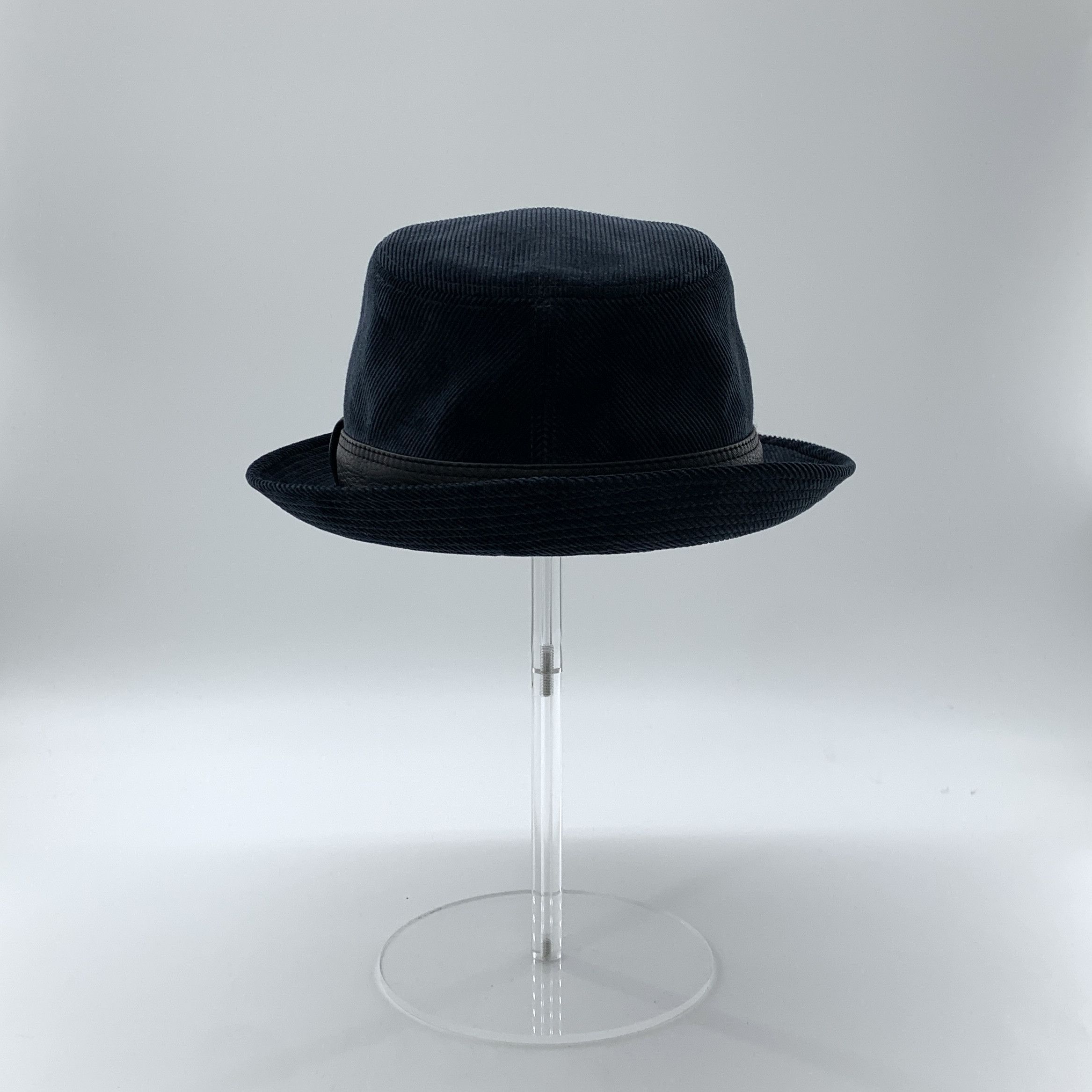 Hermes Hermes Corduroy Bucket Hat Navy (60 cm) Size ONE SIZE - 4 Thumbnail