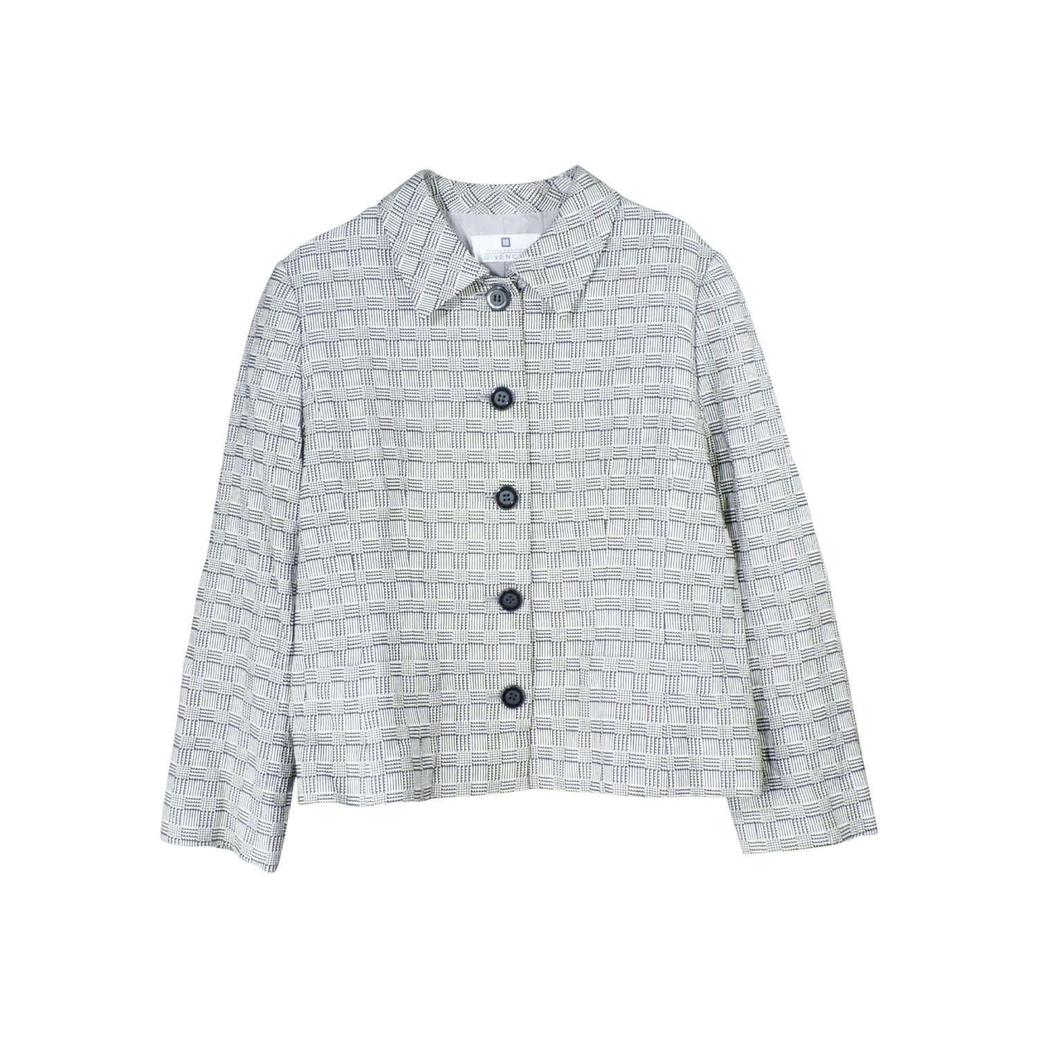 Givenchy GIVENCHY NOUVELLS BOUTIQUE HOUNDSTOOTH GLEN PLAID JACKET Size L / US 10 / IT 46 - 1 Thumbnail