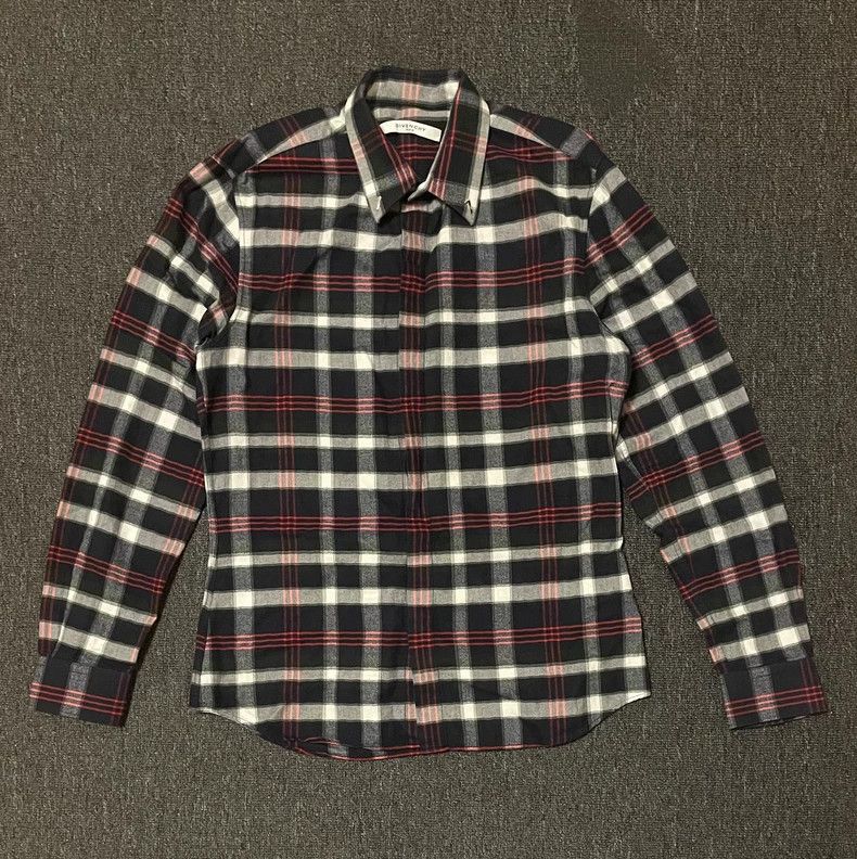 Givenchy Givenchy Plaid Shirt Size US M / EU 48-50 / 2 - 1 Thumbnail