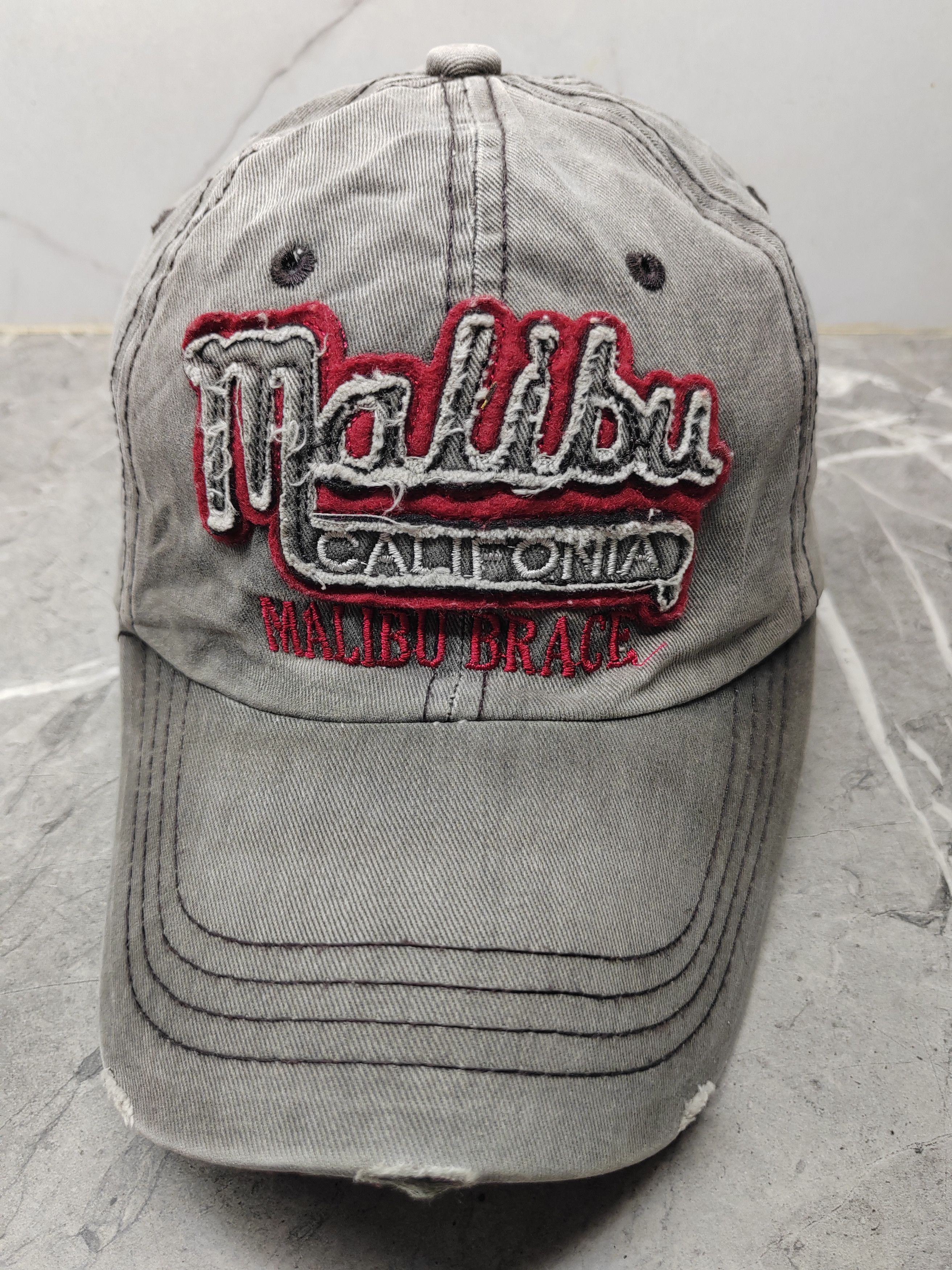 Vintage Vintage Malibu California Distressed Style Cap Hat Size ONE SIZE - 3 Thumbnail