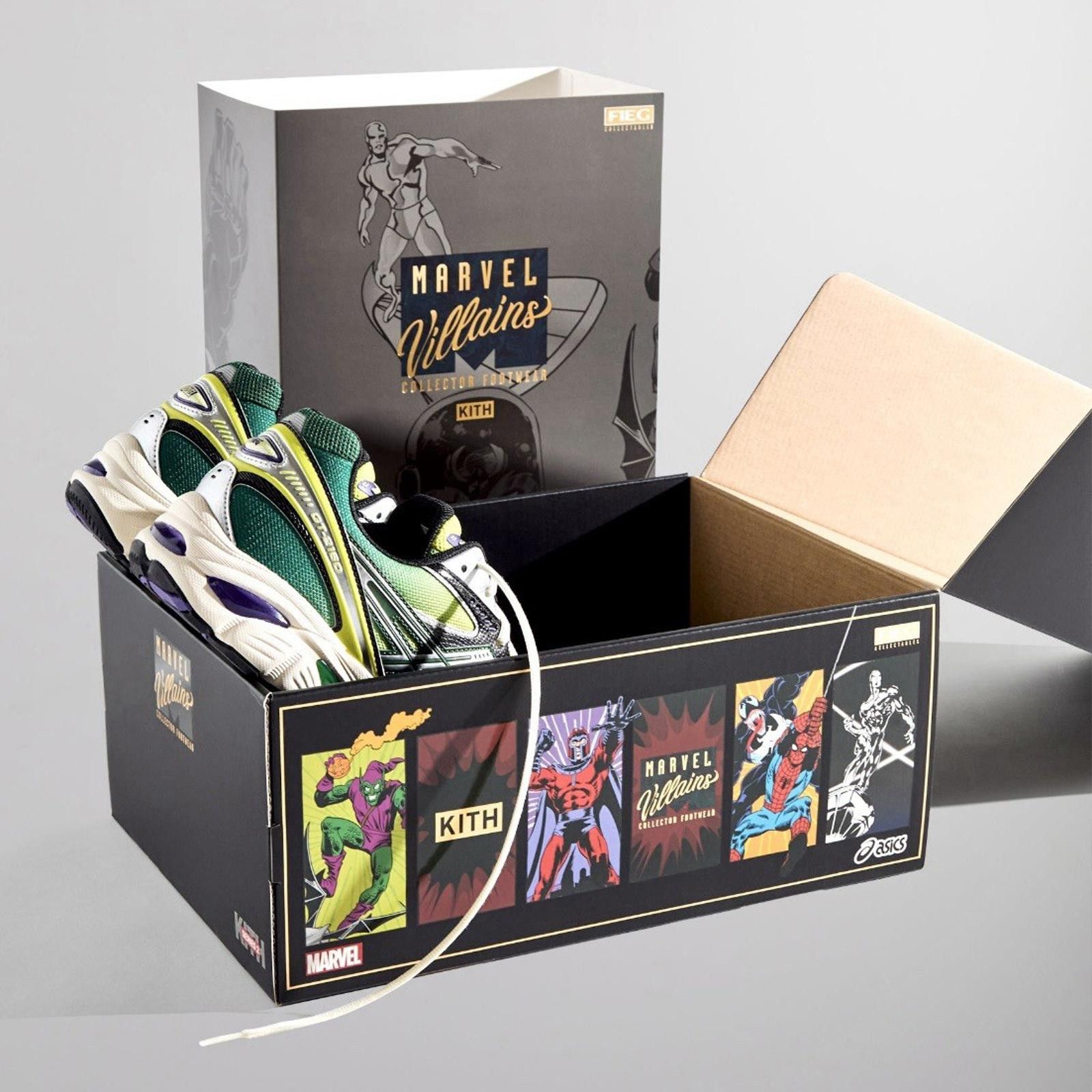 Kith Kith x Marvel x ASICS GT-2160 Green Goblin Comic Bundle Size US 12 / EU 45 - 2 Thumbnail