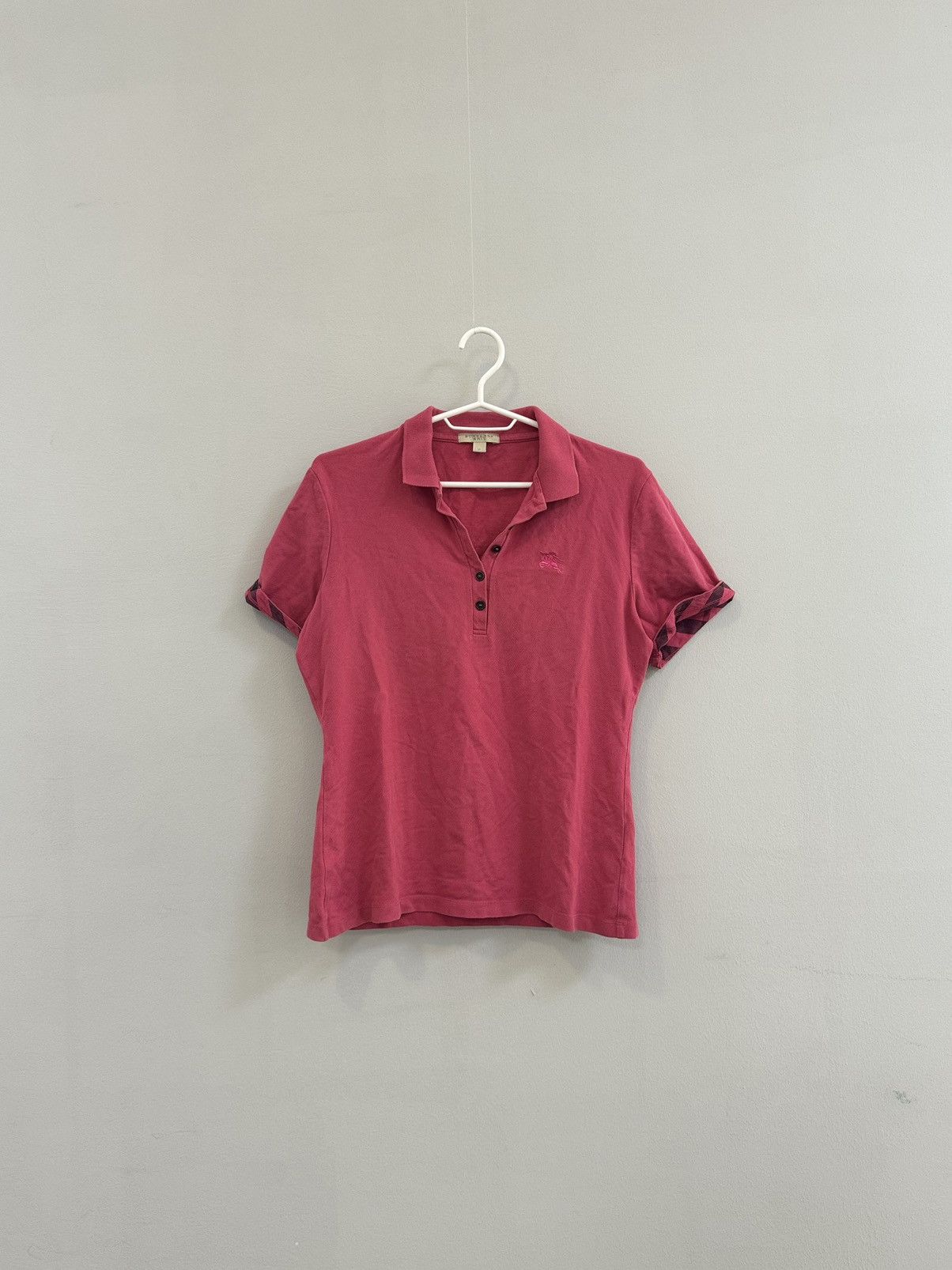 Burberry × Vintage Burberry vintage polo shirt M cotton nova Size M / US 6-8 / IT 42-44 - 1 Thumbnail