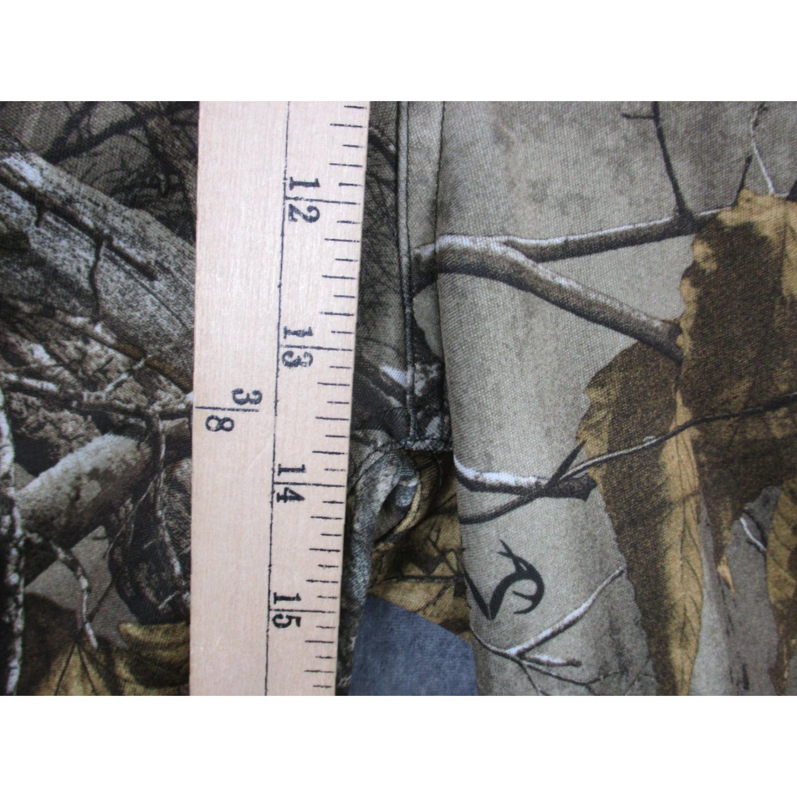 Realtree ScentLok Hunting Pants Mens XL Realtree Xtra Camo Style 07026 Khakis Pockets Zip Inseam 32 100% Polyester Brown Camouflage Made in China Mens Size US 36 / EU 52 - 4 Thumbnail