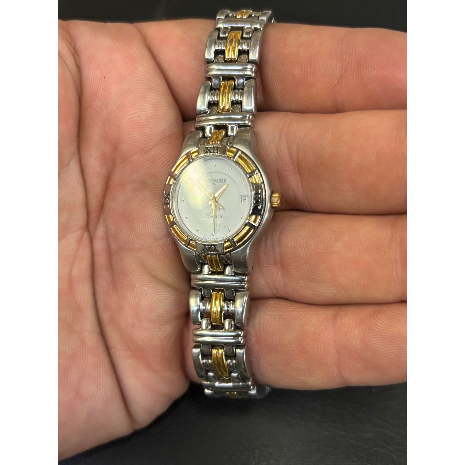 Wittnauer Vintage Wittnauer Laureate 2-Tone Women’s Watch! New Battery Size ONE SIZE - 3 Thumbnail