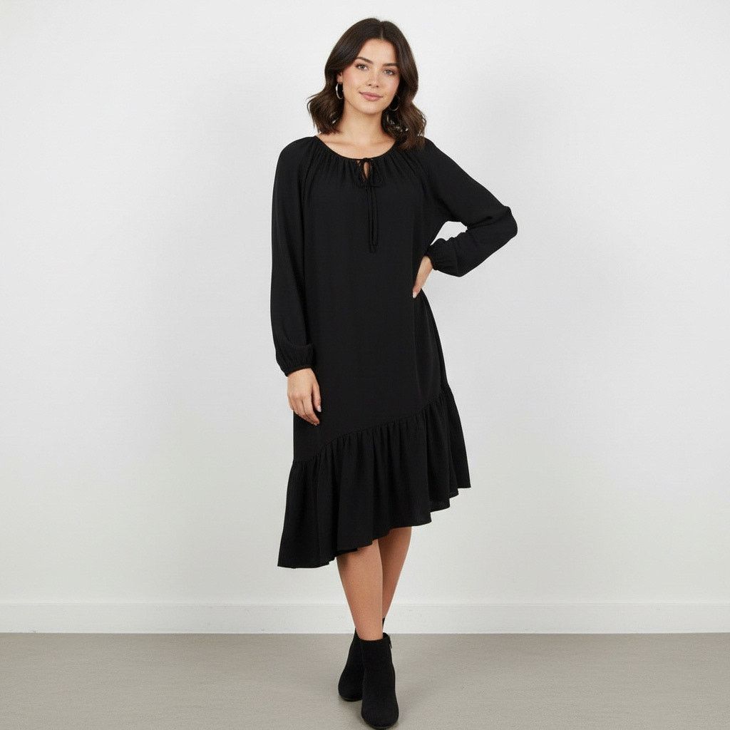 long sleeve peasant dress Renaissance Medieval Off-Shoulder Smocked with Sleeves Green / M / Fit Bust: 47.2"-48.8", Fit Waist: 27.6"-29.1" the Provencal is fashioned with glorious border print accents Time and Tru Women's Peasant