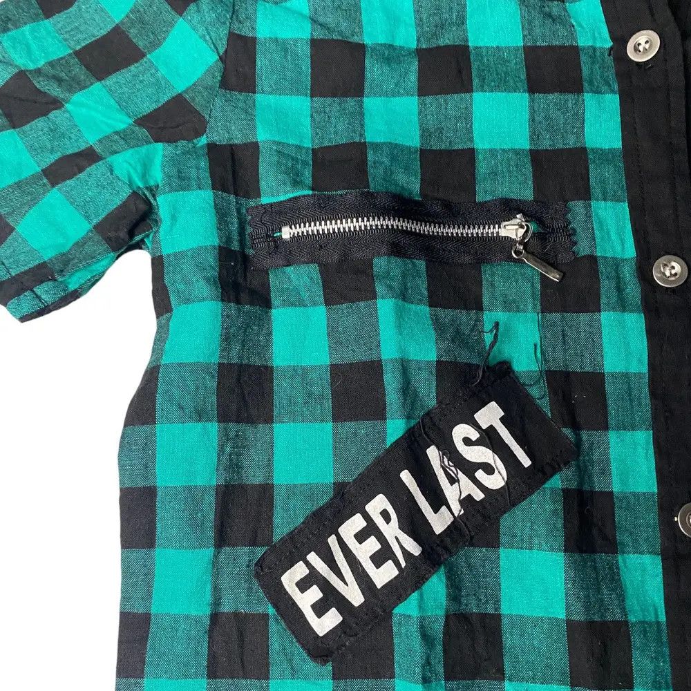 Japanese Brand X-Girl Punk Girl Zip Shirt Size US S / EU 44-46 / 1 - 12 Thumbnail