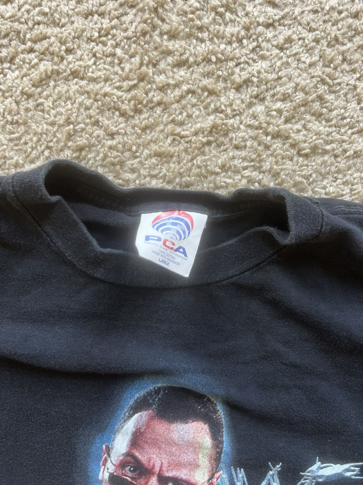 Vintage × WWE × WWF Vintage Wwf The Rock wrap around shirt Size US L / EU 52-54 / 3 - 4 Thumbnail
