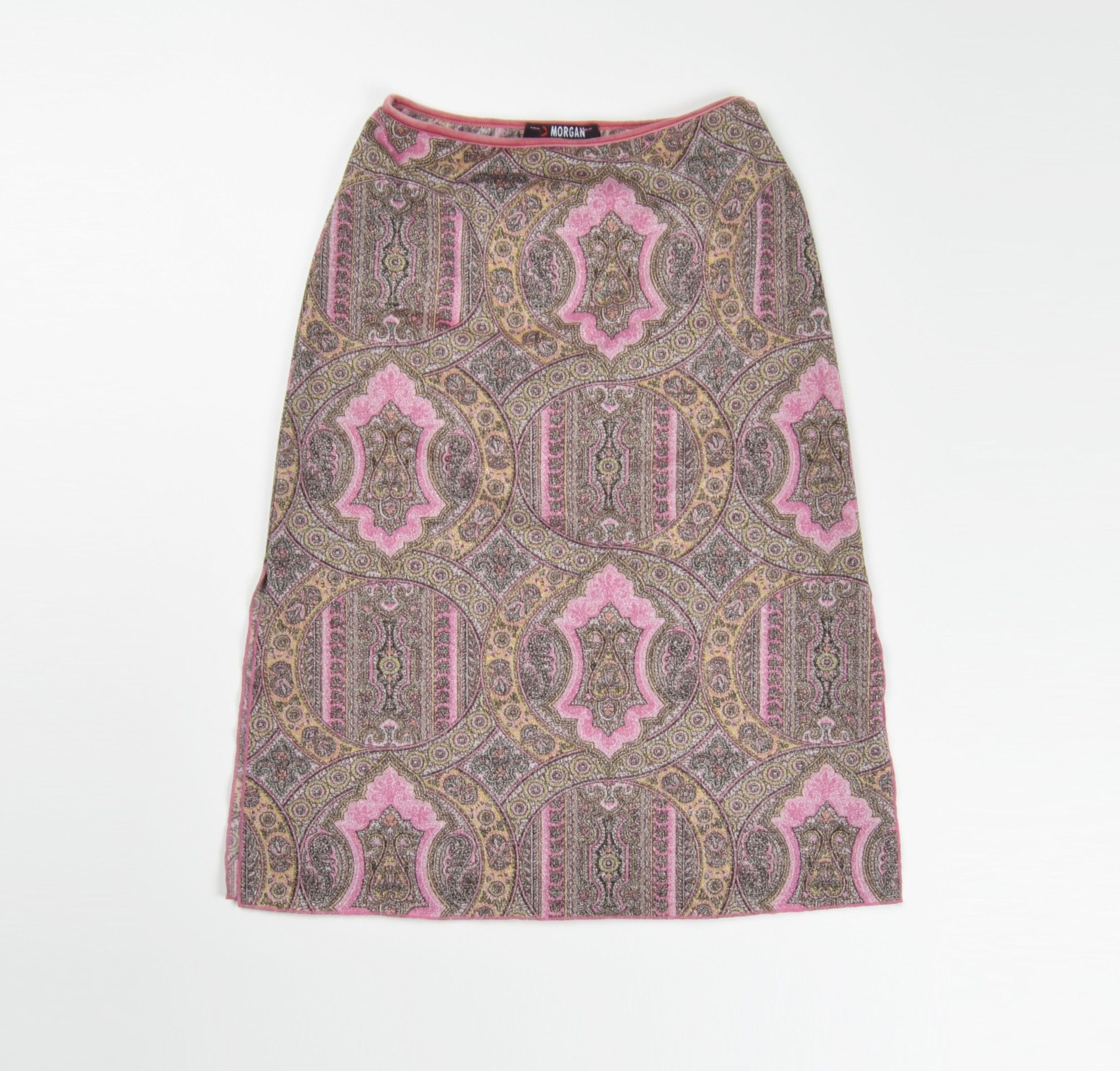 Morgan De Toi Vintage Morgan de Toi Y2K Mesh Sparkle Midi Skirt Size 22" - 4 Thumbnail