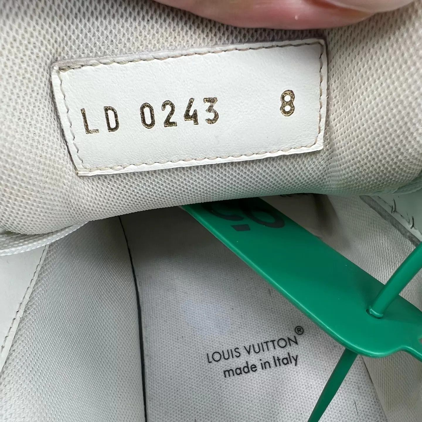 Louis Vuitton LV Trainer Matcha Green 8/42 LikeNew Original Box Size US 9 / EU 42 - 8 Thumbnail