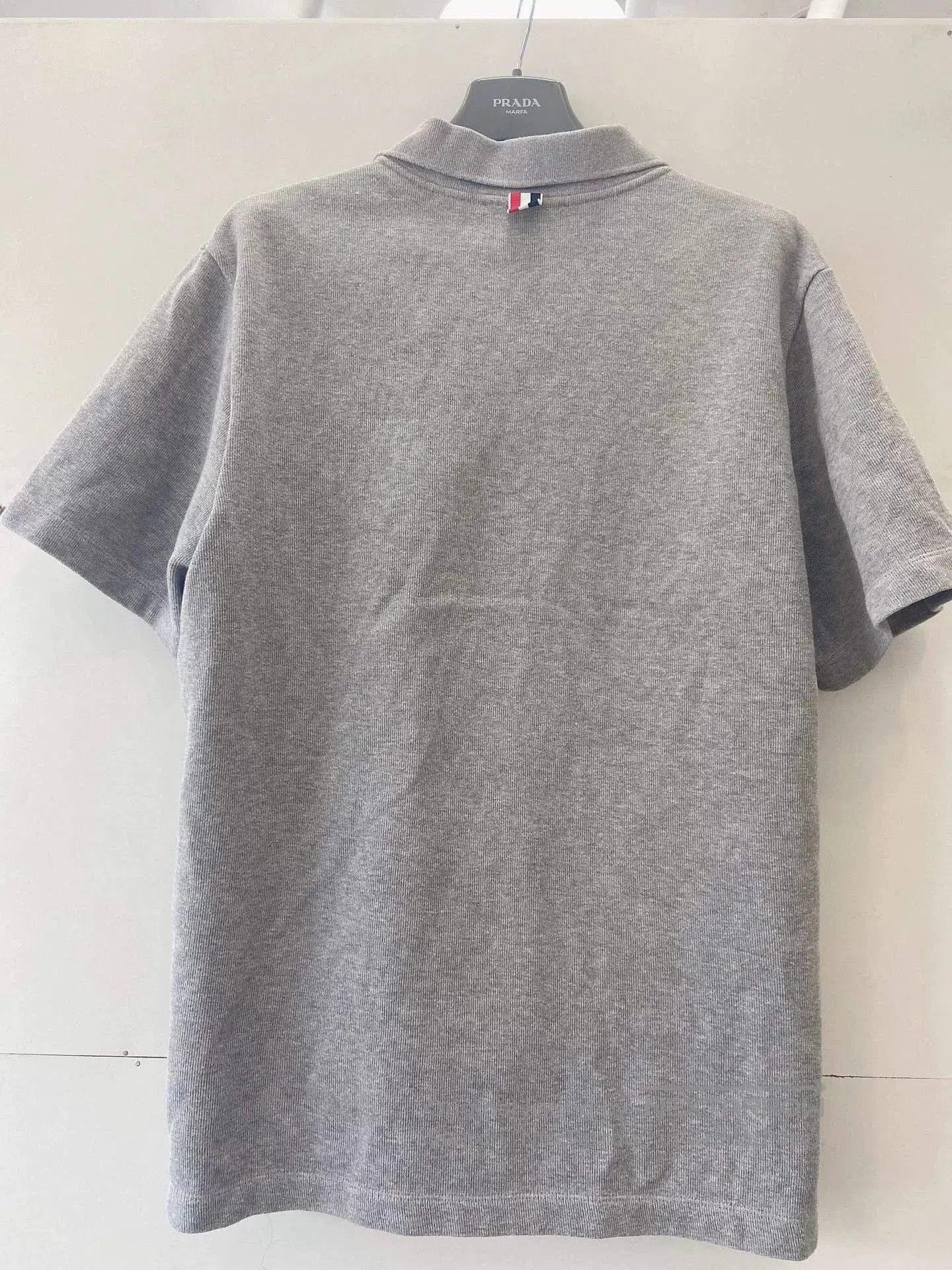 Thom Browne Thom Browne Men's Cotton Knit Polo. Size US M / EU 48-50 / 2 - 2 Thumbnail