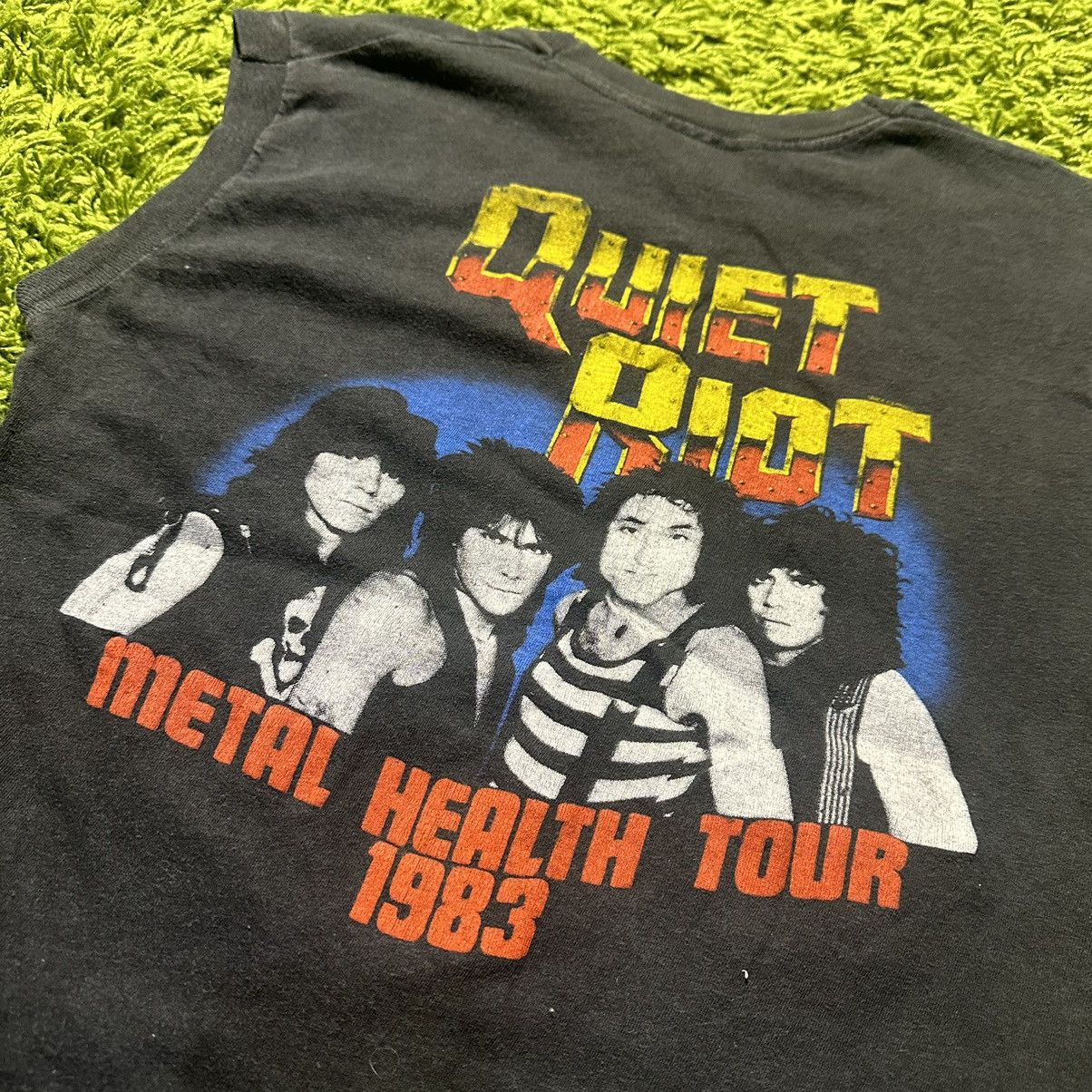 Band Tees × Unsound Rags × Vintage VERY RARE Quiet Riot 1983 tour tank top Band Tee Size US M / EU 48-50 / 2 - 4 Thumbnail