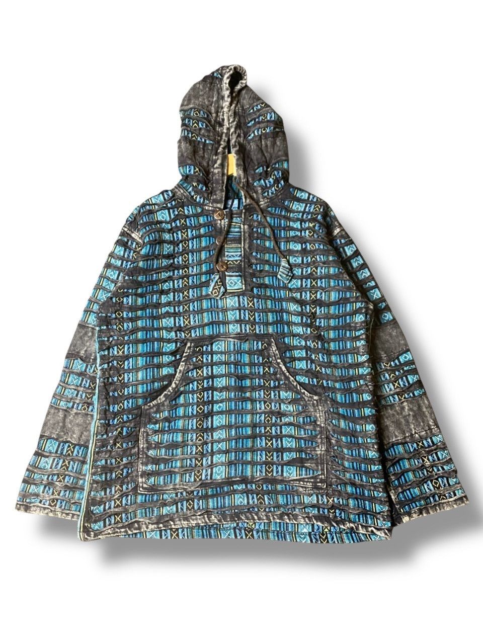 Japanese Brand D&T Nepal Textured Hooded Jacket (145) Size US S / EU 44-46 / 1 - 1 Thumbnail