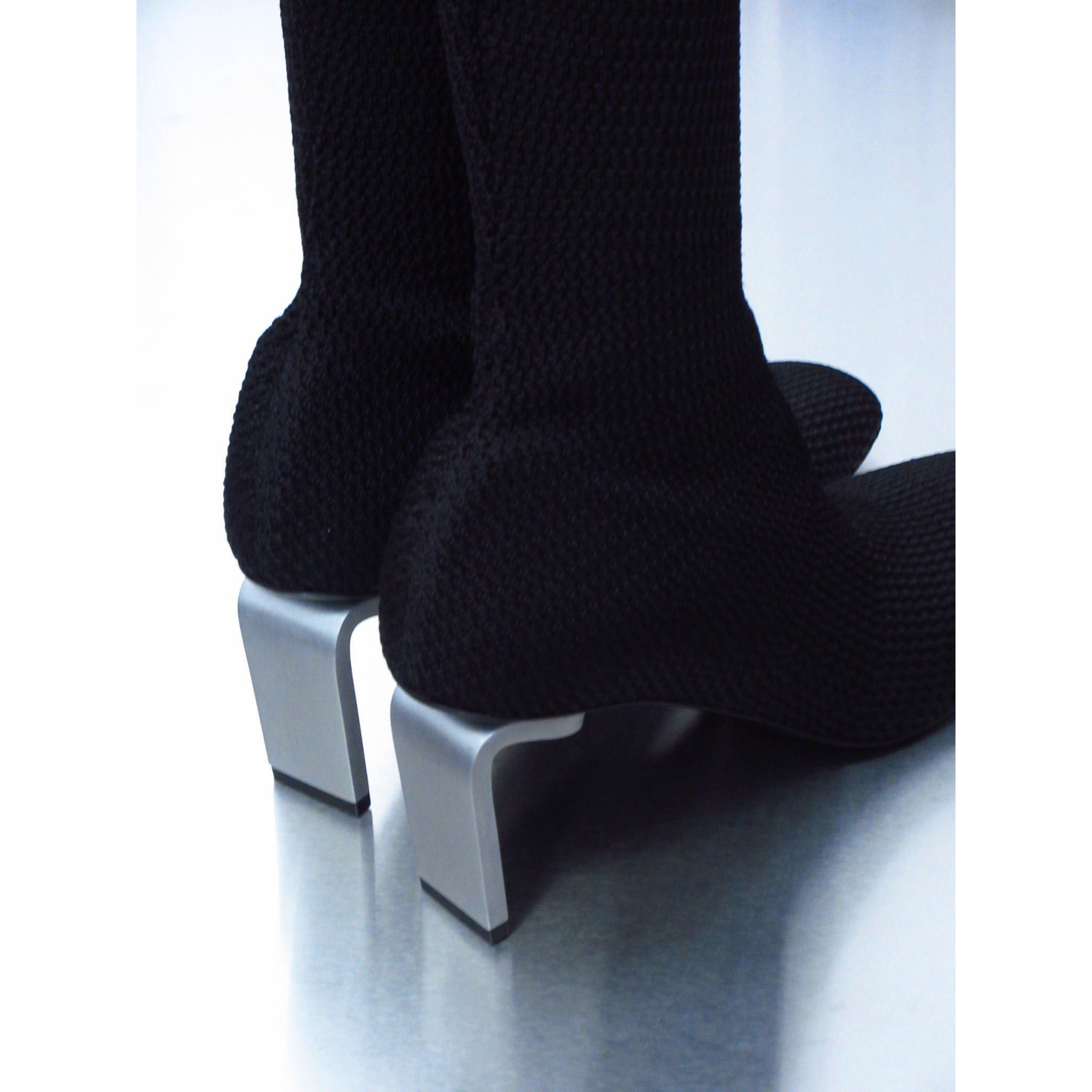 Jil Sander JIL SANDER FW19 Knit Sock Heeled Boots Size US 9 / IT 39 - 2 Thumbnail