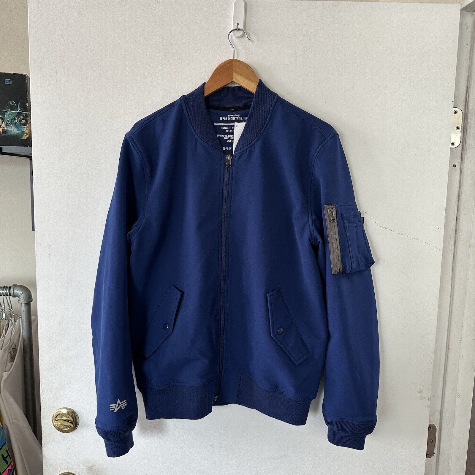 Alpha Industries Alpha Industries Navy Blue Jacket Size M C Size US M / EU 48-50 / 2 - 1 Thumbnail