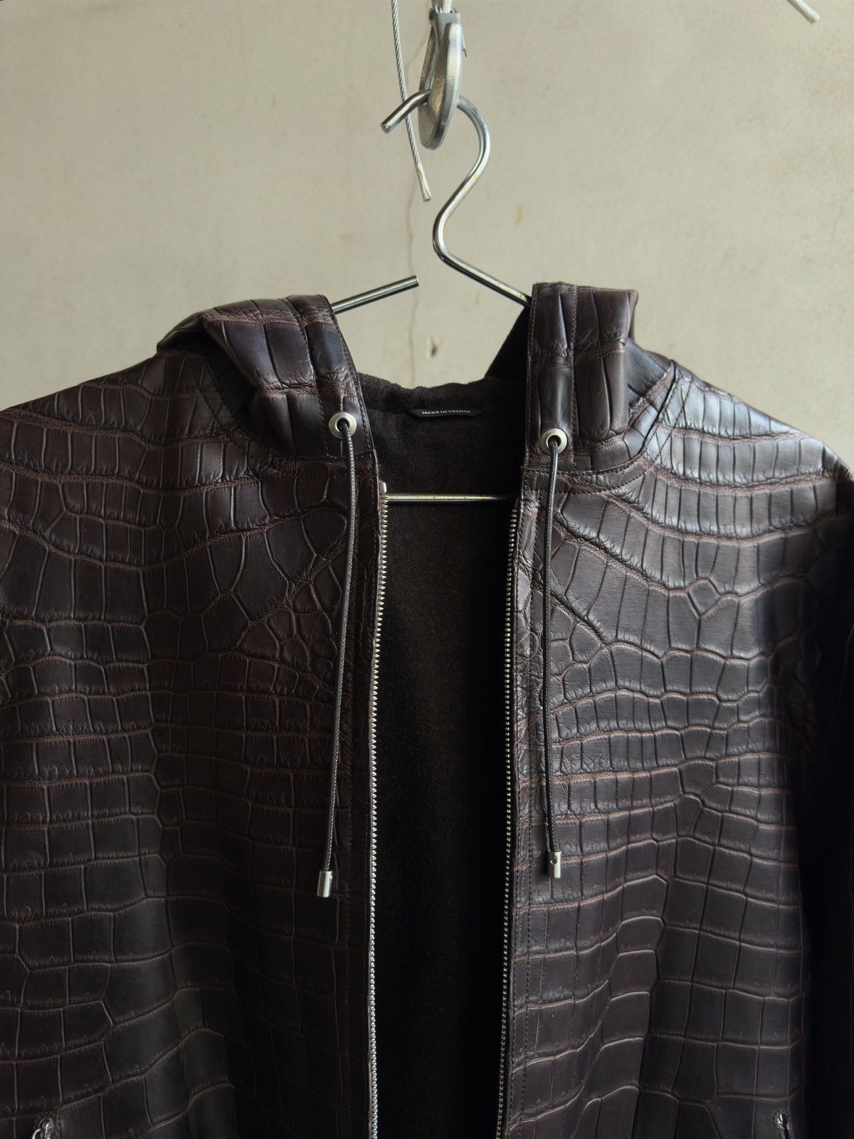Hermes SOLD SOLD Hermès Crocodile Leather Special Order 1/1 Jacket Size US M / EU 48-50 / 2 - 7 Thumbnail