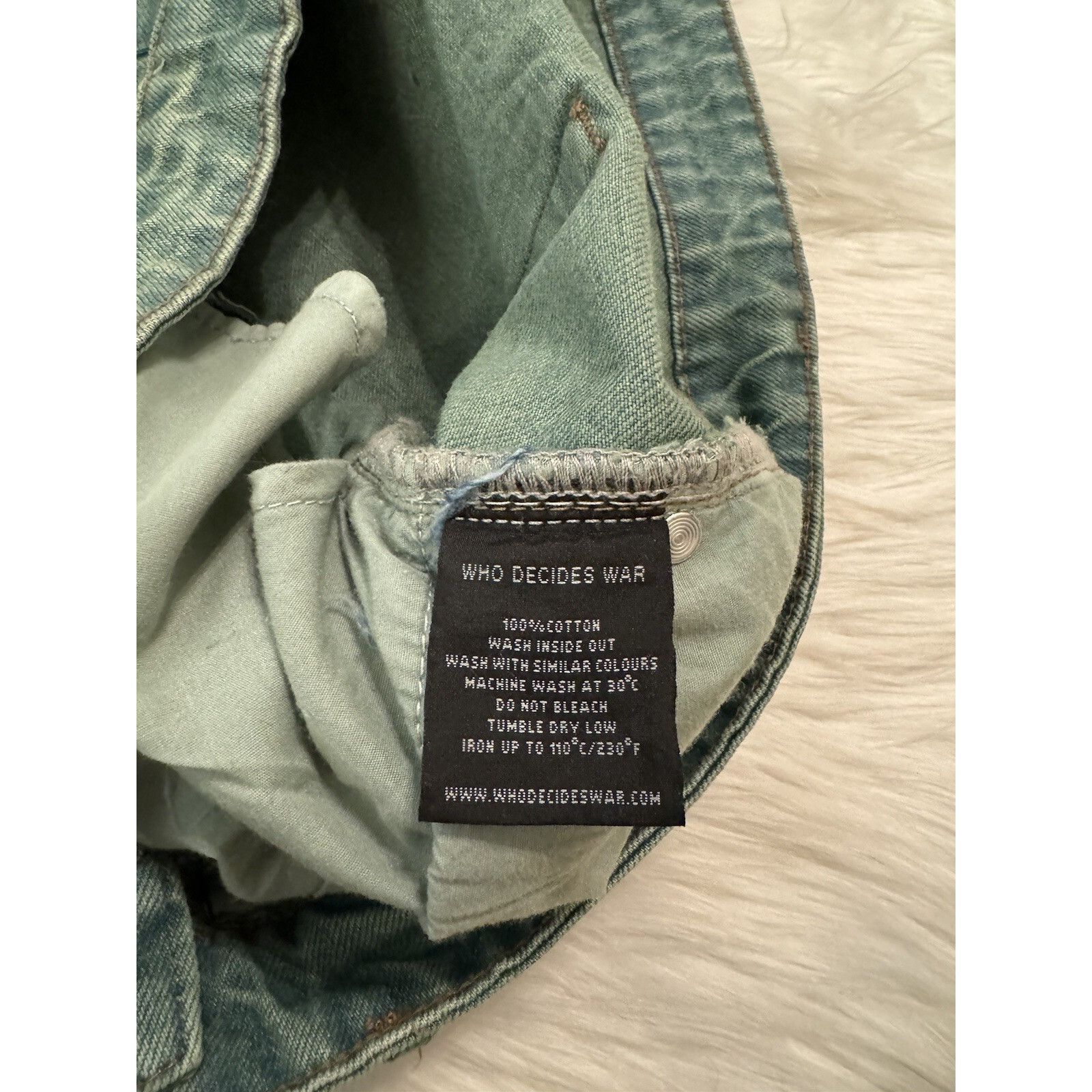 Who Decides War Who Decides War Sandy Lane Fusion Denim Jeans 36 Size US 36 / EU 52 - 6 Thumbnail