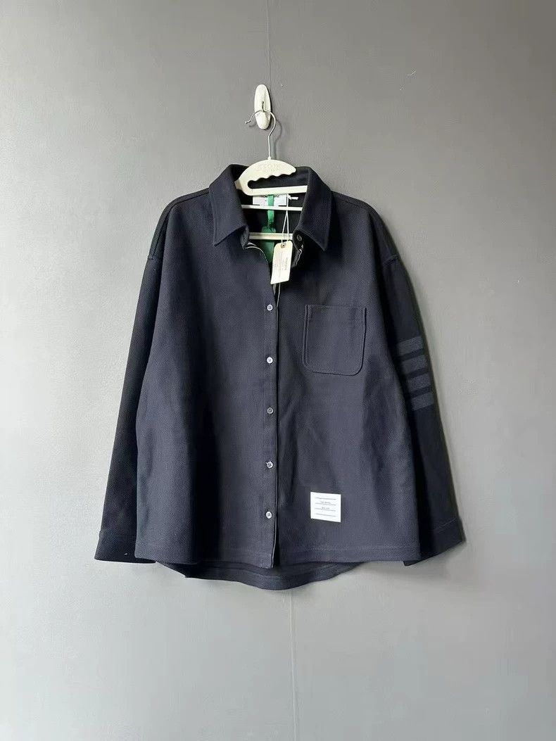 Thom Browne Thom Browne Cuff Tag Jacket - dmc Size US XL / EU 56 / 4 - 1 Thumbnail