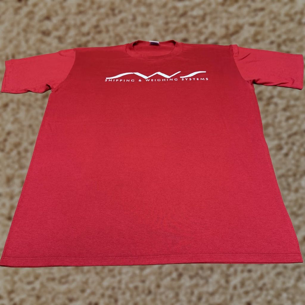 Jerzees VINTAGE Jerzees Shirt Mens XL Red SWS Shipping Weighing Systems Graphic 90s Size US XL / EU 56 / 4 - 1 Thumbnail