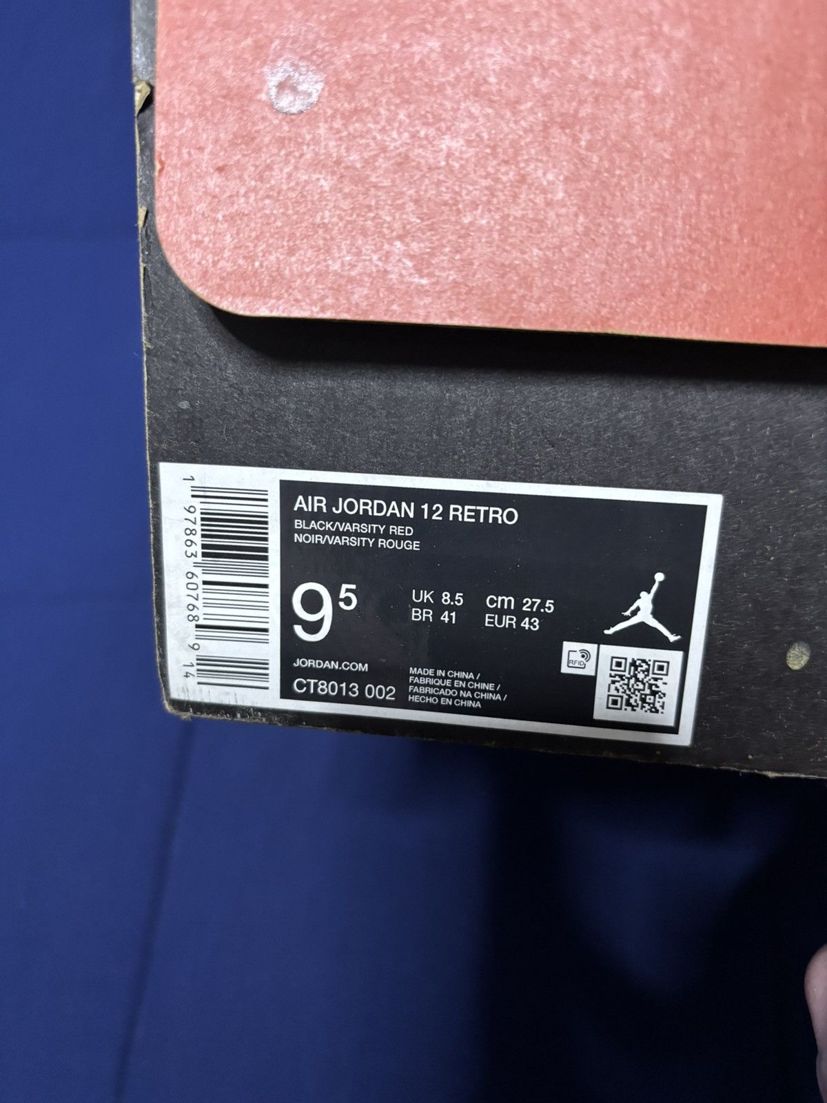 Jordan Brand Jordan 12 Retro Flu Game 2025 Size 9.5 Size US 9.5 / EU 42-43 - 9 Thumbnail