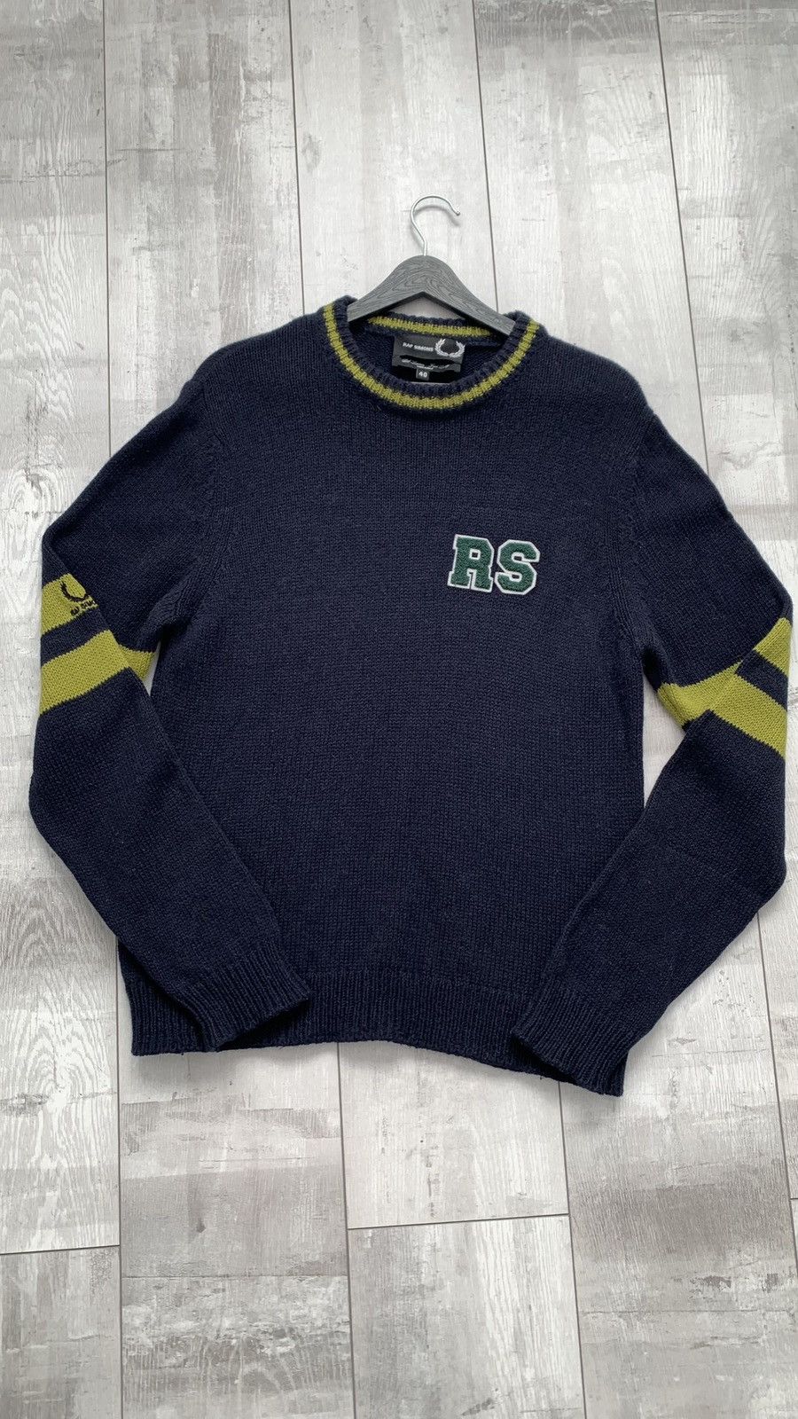 Fred Perry × Raf Simons × Raf by Raf Simons Fred Perry & Raf Simons Wool Alpaca Knitted Jumpers Sweater Size US M / EU 48-50 / 2 - 1 Thumbnail