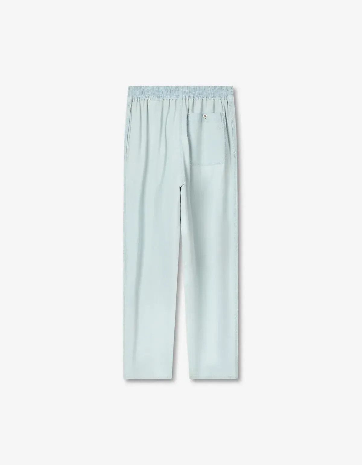 Kenzo Kenzo Blue Stone Bleach Chambray Jog Pants Size US 30 / EU 46 - 1 Thumbnail