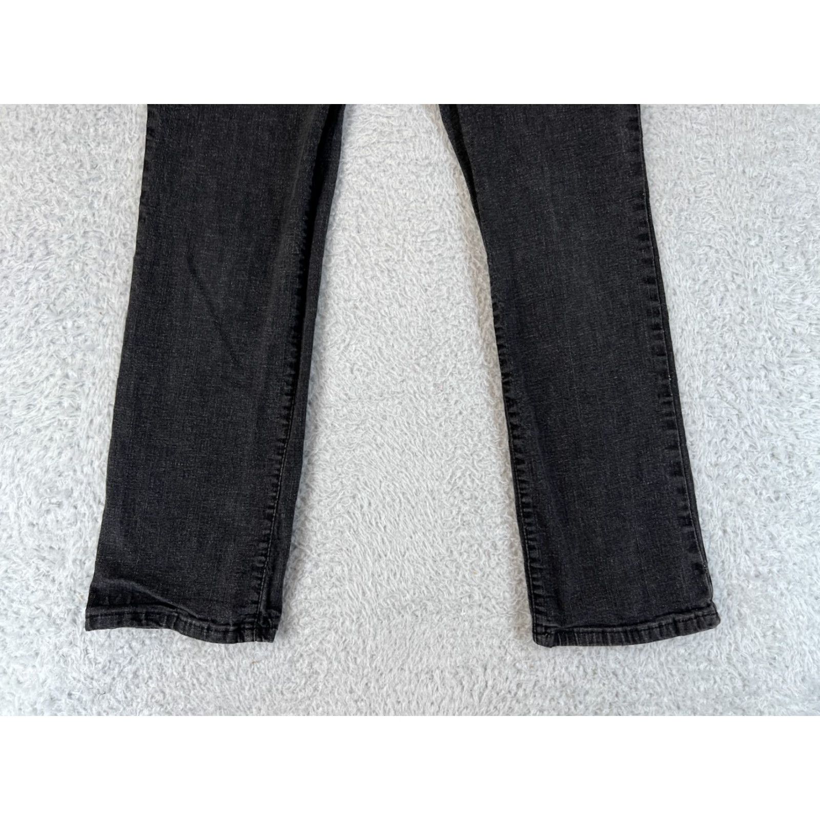 Gloria Vanderbilt Gloria Vanderbilt Women's Jeans Size 12 Black Stretch Denim Regular Fit 5-Pocket Classic Size 34" / US 12 / IT 48 - 2 Thumbnail