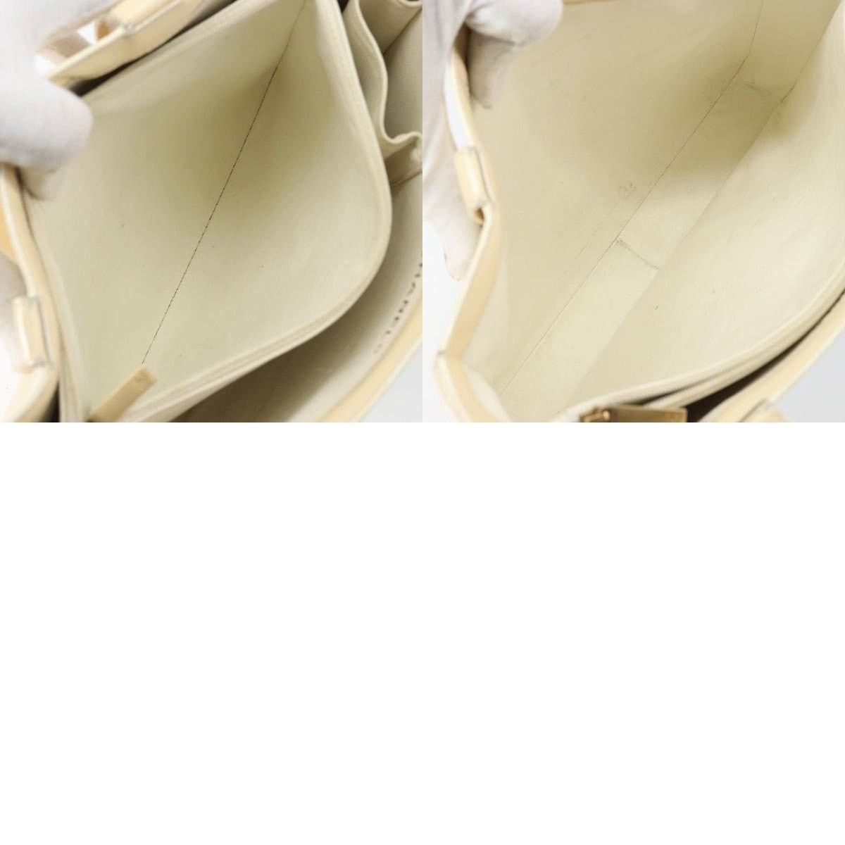 Chanel Chanel Tote Bag Patent Leather Beige Gold CC Size ONE SIZE - 8 Thumbnail