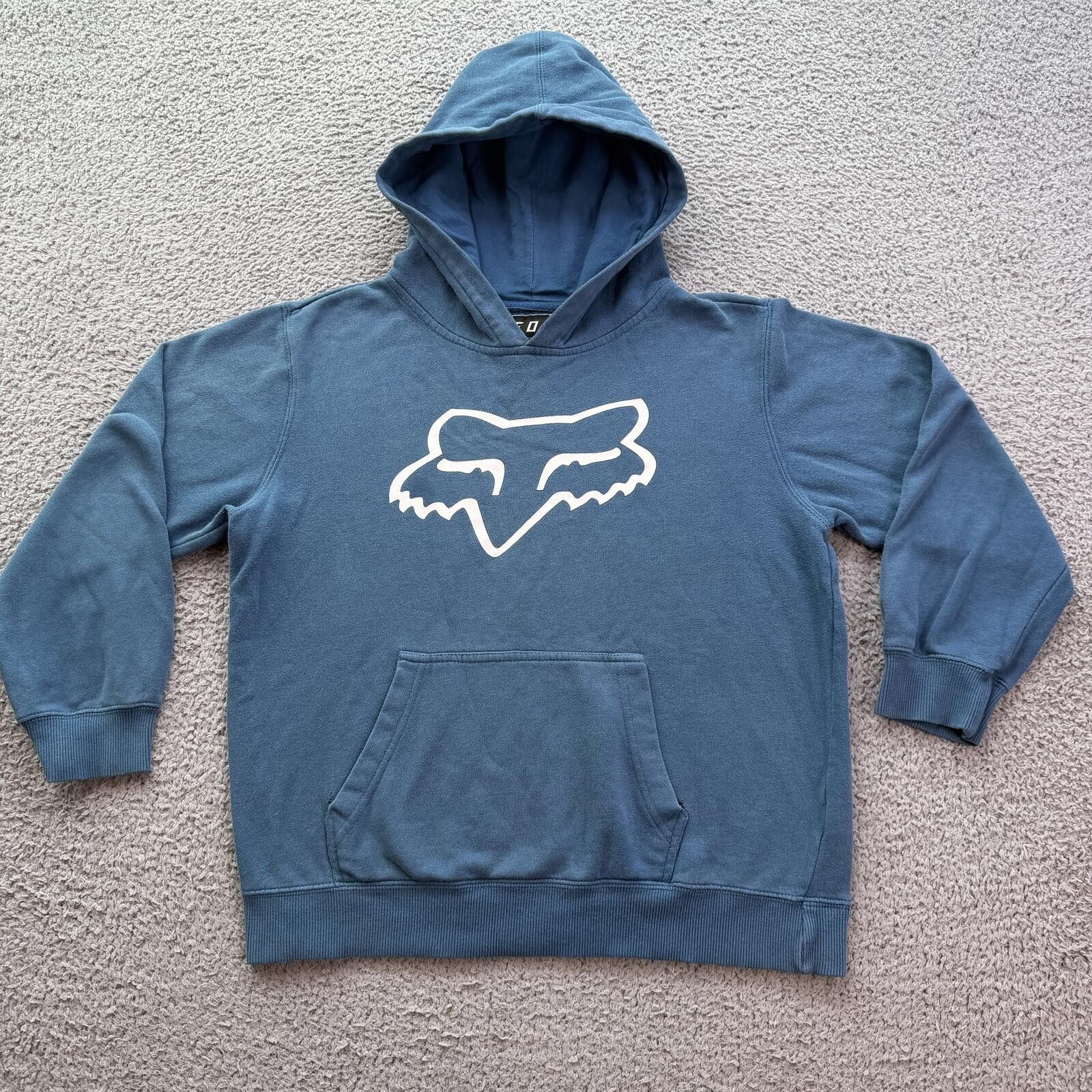 Fox Racing Fox Racing Hoodie Youth L Blue Big Pullover Y2K Sweatshirt Size US L / EU 52-54 / 3 - 1 Thumbnail