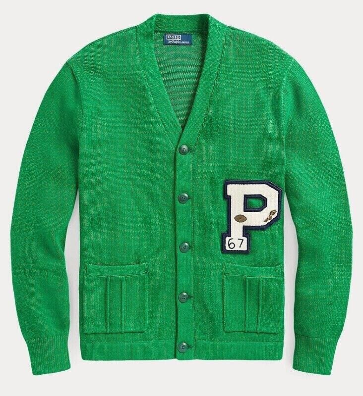 トップス Polo ralph lauren 92 P WING CARDIGAN Vintage Polo Ralph Lauren P Wing knit | Depop