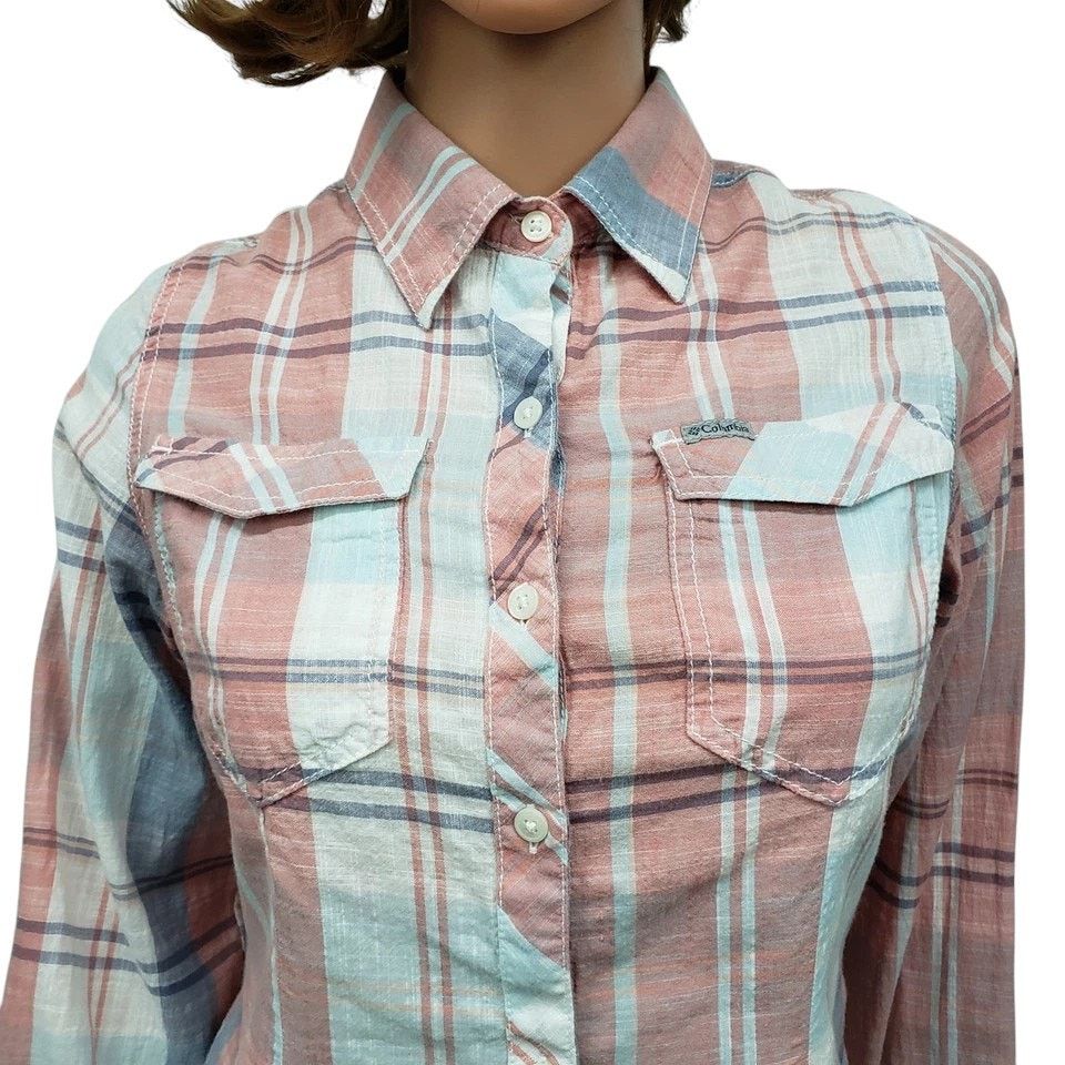 Columbia Columbia Camp Henry Long Sleeve Shirt Plaid Long Sleeves S Size S / US 4 / IT 40 - 5 Thumbnail