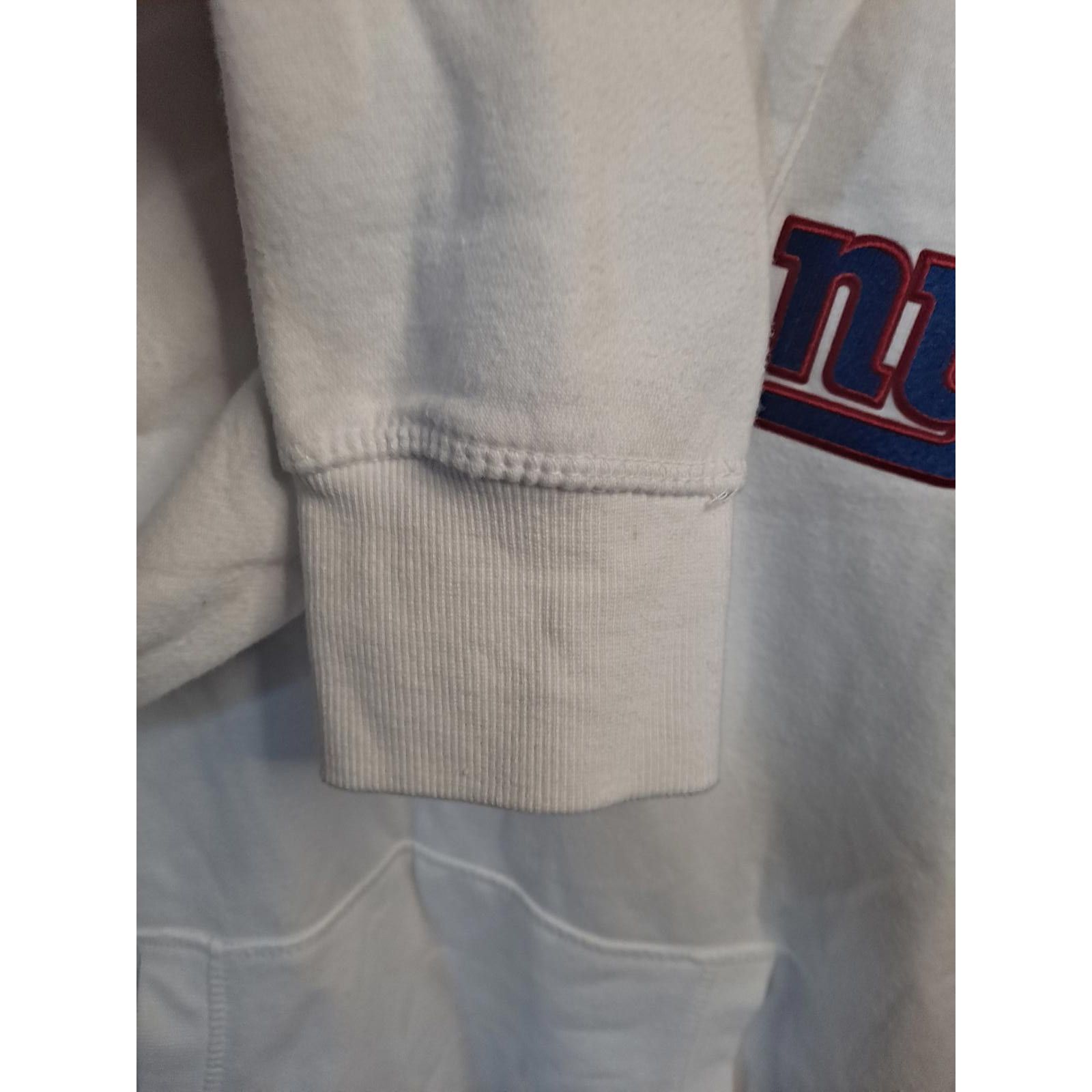 Antigua Antigua NY Giants White Hooded Sweatshirt Size Medium Size US M / EU 48-50 / 2 - 2 Thumbnail