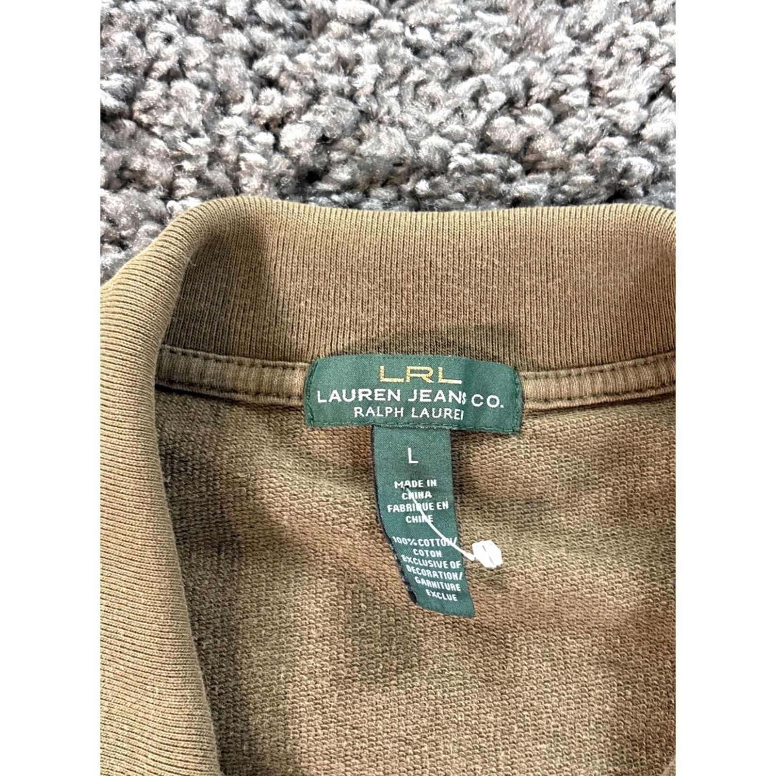 Ralph Lauren VINTAGE Ralph Lauren Jacket Womens Large Full Zip Military Cargo 90s Green L Womens Size L / US 10 / IT 46 - 4 Thumbnail