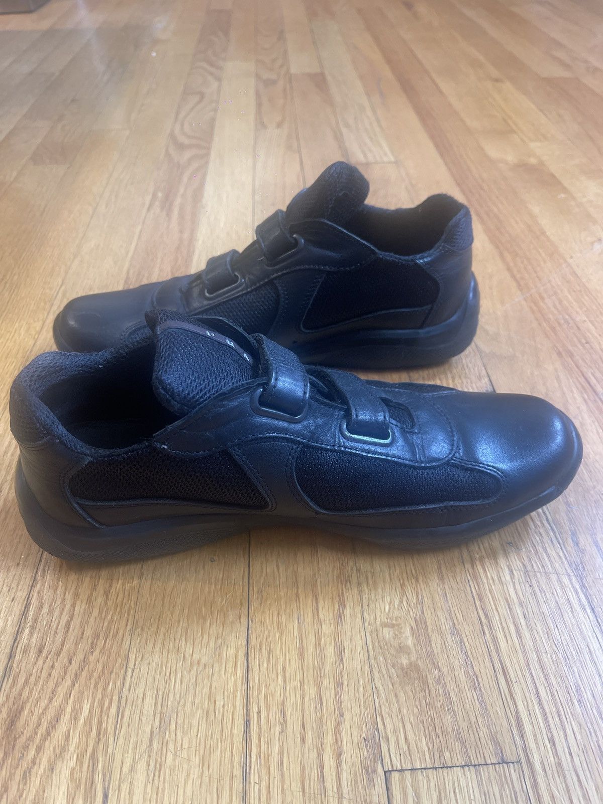 Prada Men’s PRADA VELCRO, LEATHER SHOES, SIZE 10 Size US 10 / EU 43 - 2 Thumbnail